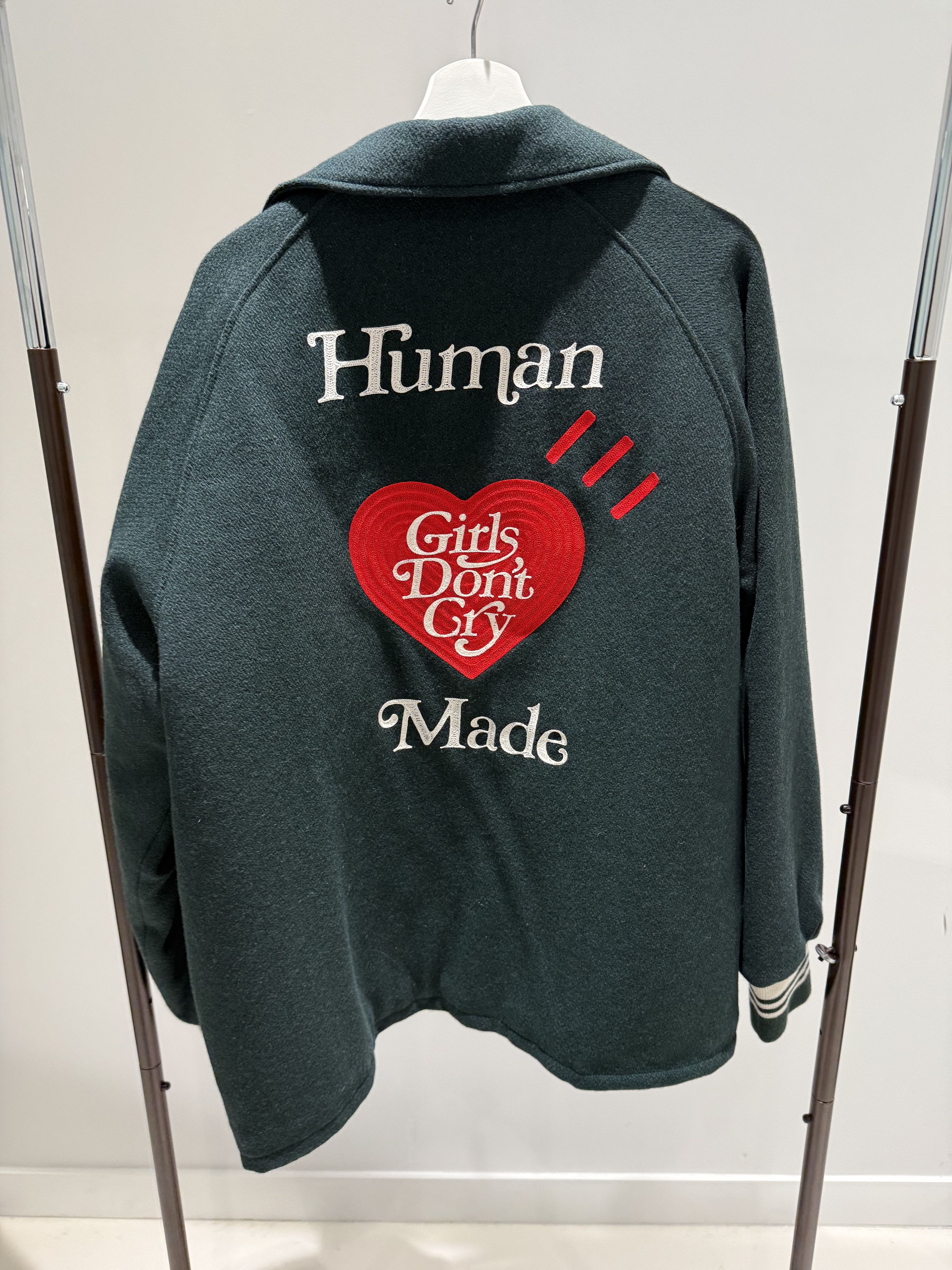 Girls Don't Cry × Human Made HUMAN MADE X GIRLS DONT CRY STADIUM JACKET Size US XXL / EU 58 / 5 - 3 Thumbnail