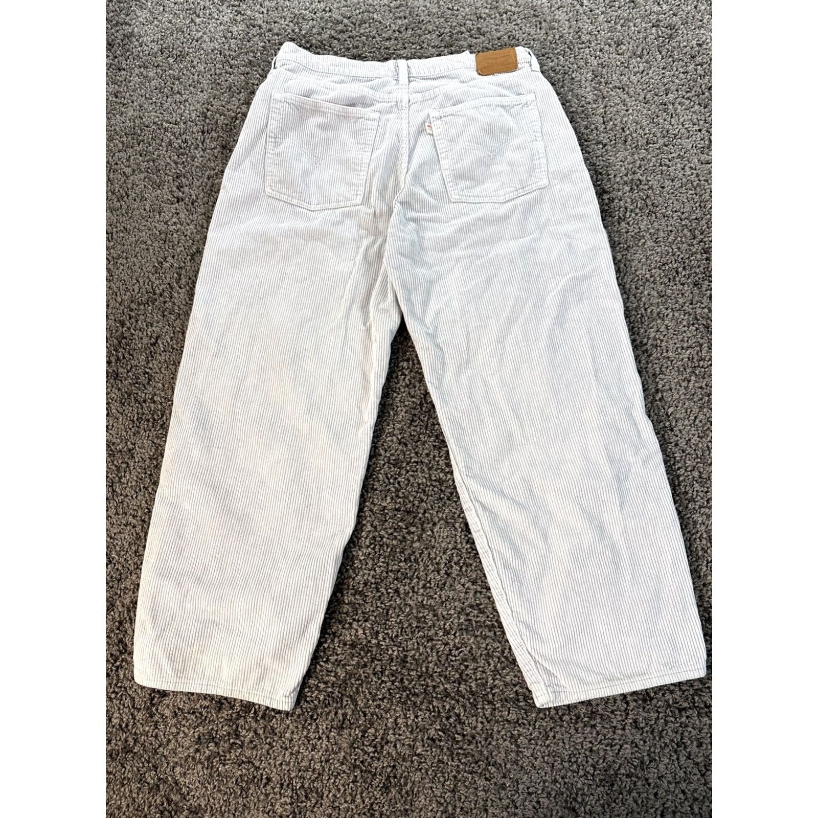 Levi's Levi's Premium Big E Baggy Dad Jeans Womens 33x29 Lavender Corduroy Straight 90s Size 24" / US 00 / IT 34 - 7 Thumbnail