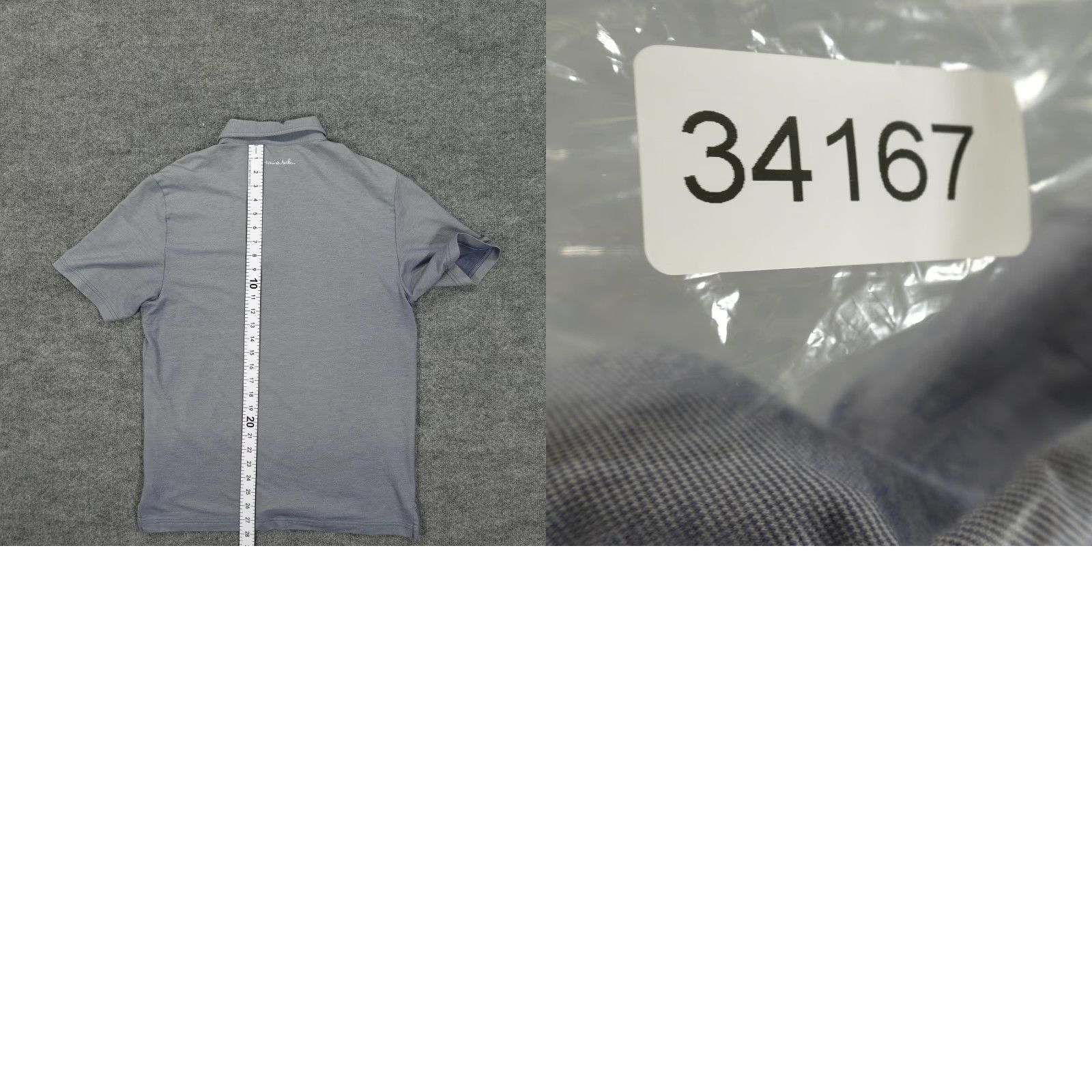 TravisMathew Travis Mathew Polo Shirt Men M Gray Striped Pocket Golf Performance Stretch Size US M / EU 48-50 / 2 - 8 Thumbnail