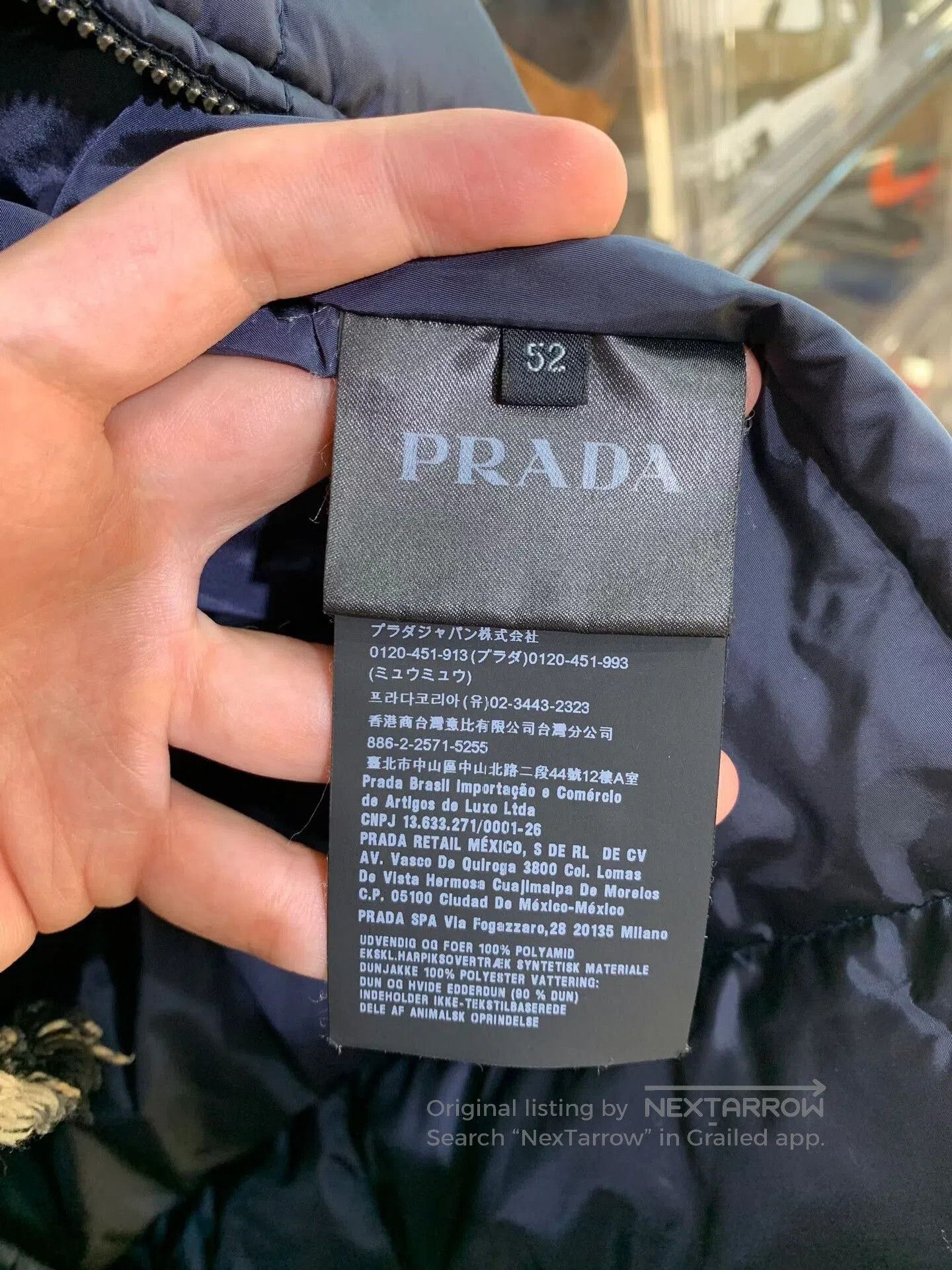 Prada prada down vest in deep blue color. Size US L / EU 52-54 / 3 - 3 Thumbnail
