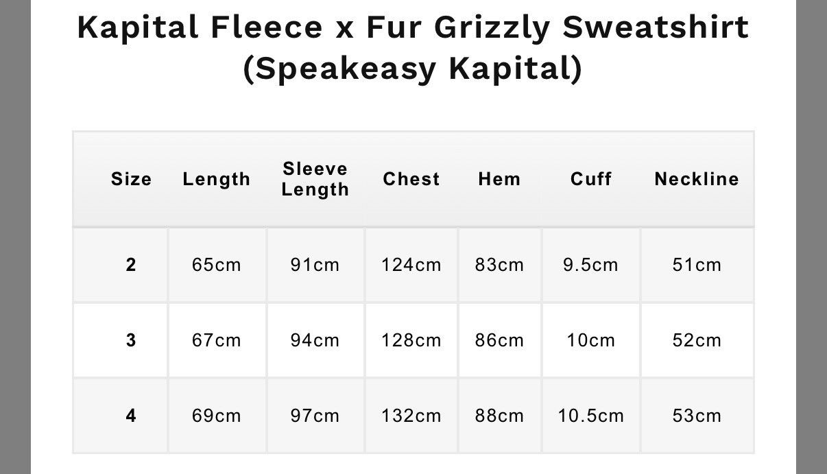 Kapital Kapital Fleece Fur Grizzly Sweatshirt Speakeasy Size US S / EU 44-46 / 1 - 9 Thumbnail