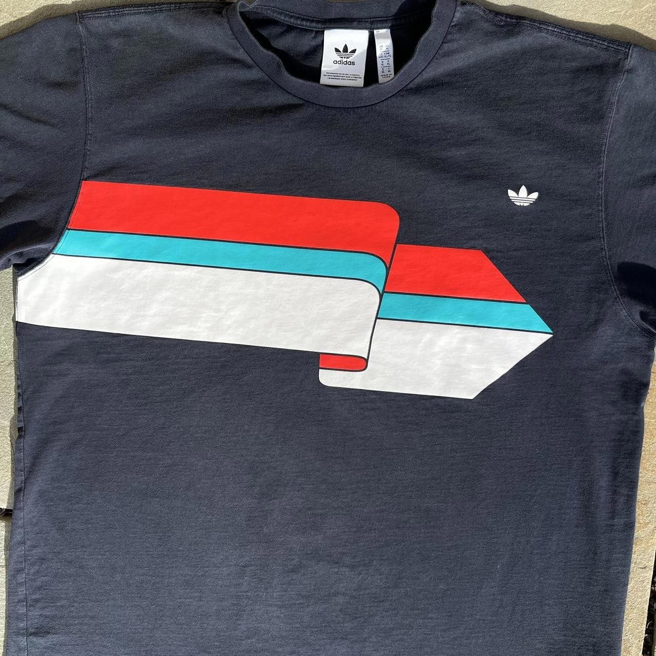 Adidas Adidas Front and Back Wraparound Graphic T-Shirt Size US XL / EU 56 / 4 - 3 Thumbnail