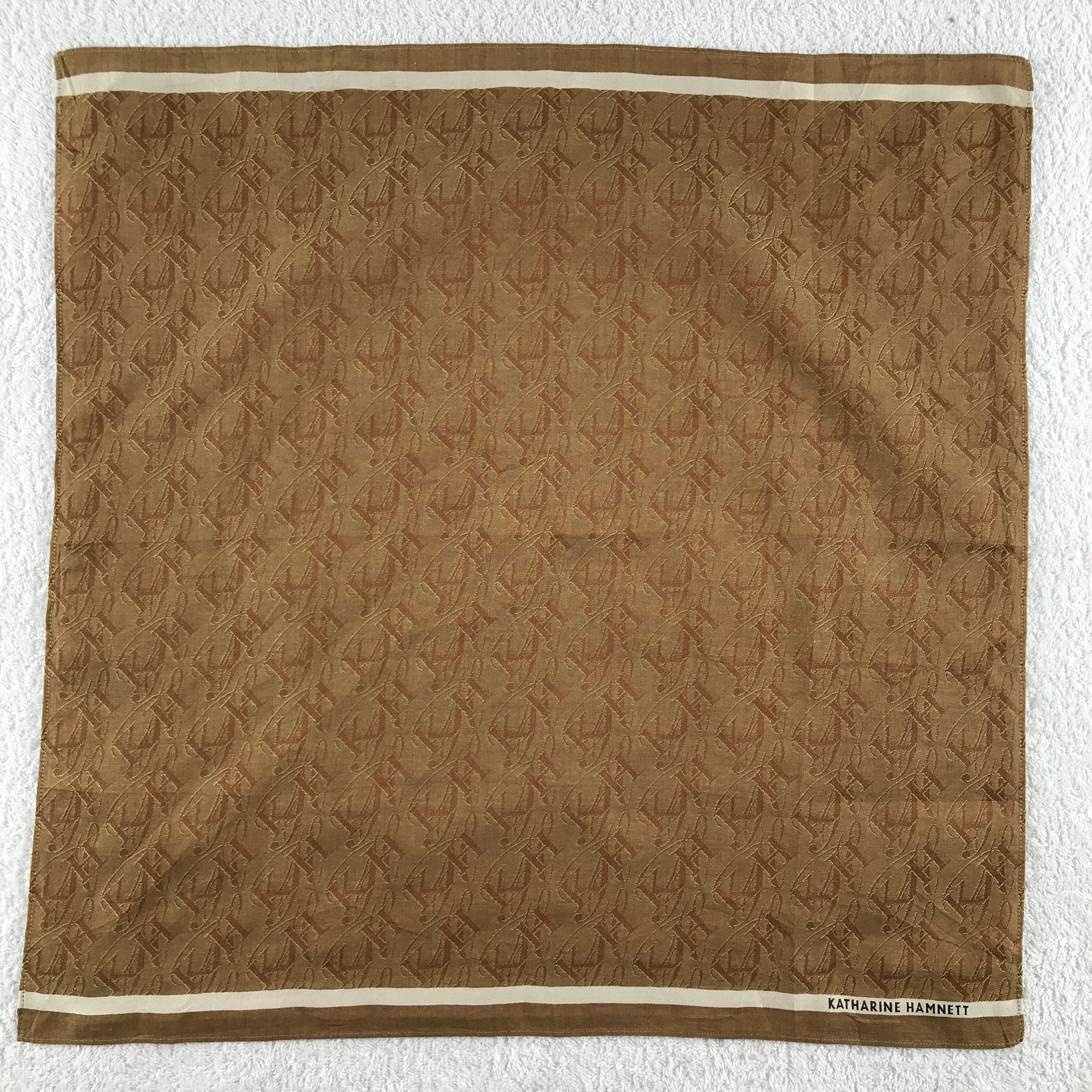 Katharine Hamnett London × Vintage Katharine Hamnett Bandana/ Handkerchief / Neckerchief Size ONE SIZE - 3 Thumbnail
