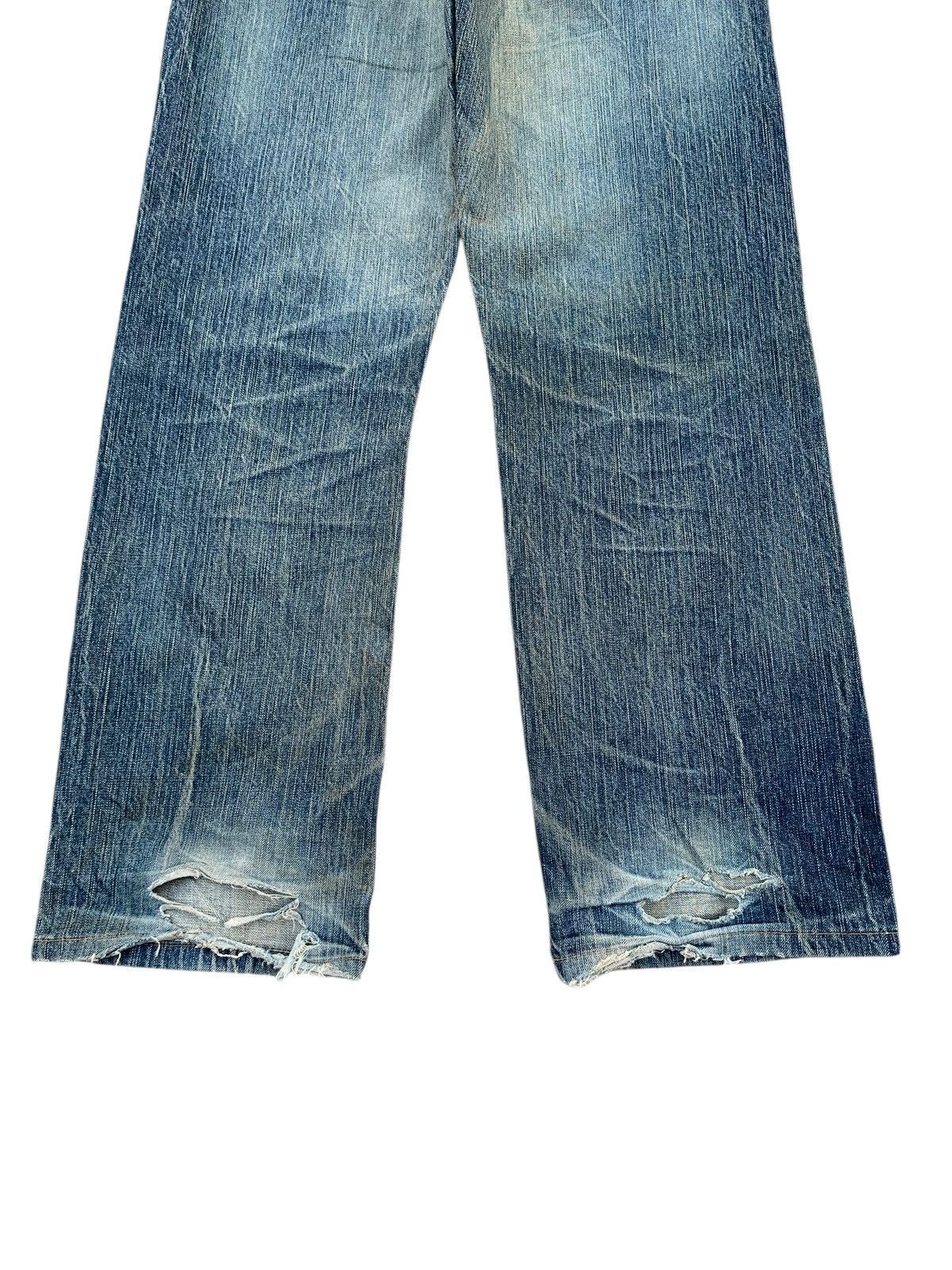 Edwin VINTAGE EDWIN 505z SELVEDGE FADED&RUSTY DISTRESSED DENIM Size US 30 / EU 46 - 9 Thumbnail