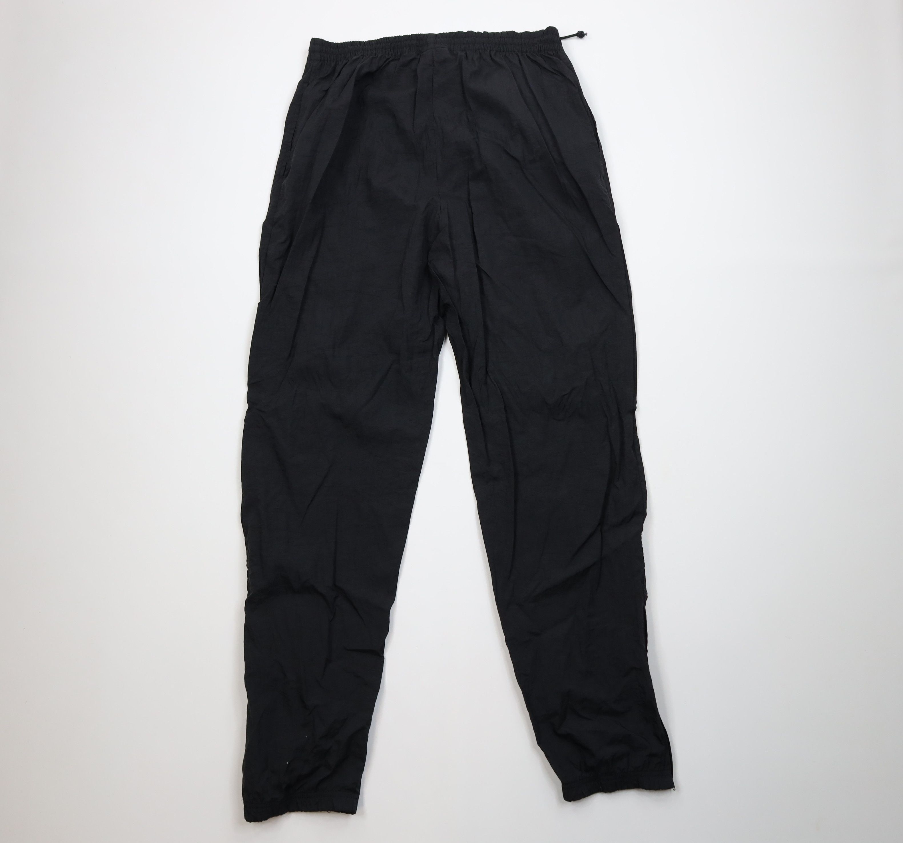 Reebok Vintage 90s Reebok Spell Out Windbreaker Joggers Pants Black Size US 36 / EU 52 - 9 Thumbnail