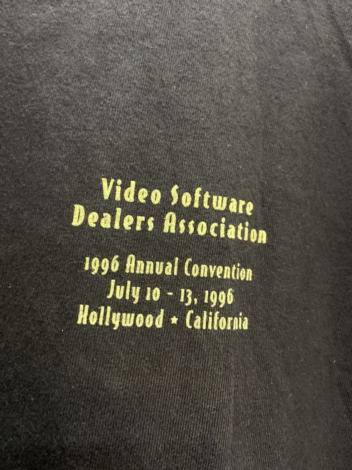 Star Of Hollywood VINTAGE VSDA ON LOCATION 1996 ANNUAL CONVENTION TEE SHIRT Size US L / EU 52-54 / 3 - 5 Thumbnail