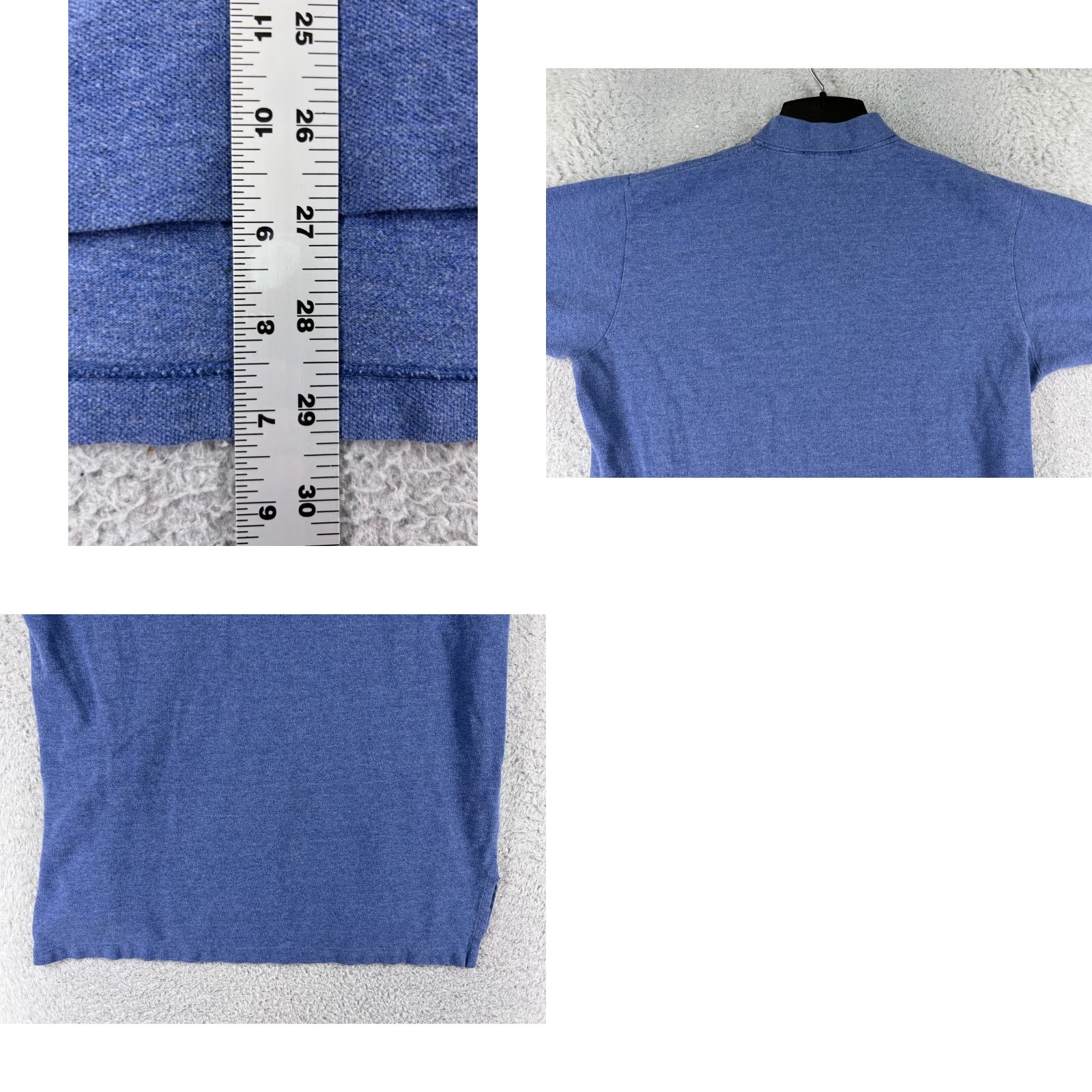 Ralph Lauren Ralph Lauren Polo Shirt Mens Large Blue Knit Short Sleeve Golf Cotton Size US L / EU 52-54 / 3 - 9 Thumbnail