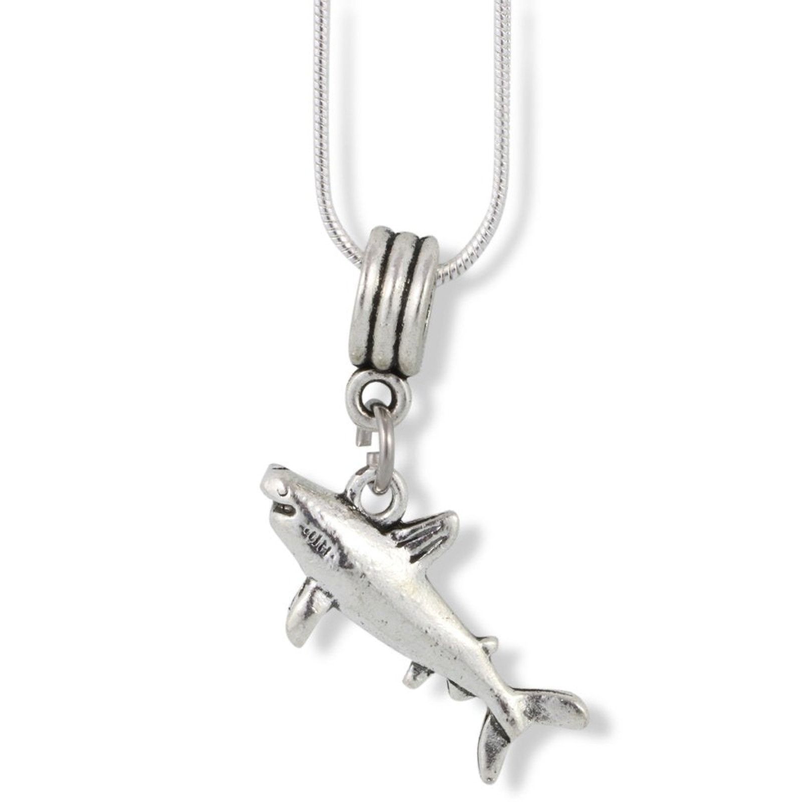 & Other Stories Shark Charm Snake Chain Necklace Size ONE SIZE - 1 Thumbnail