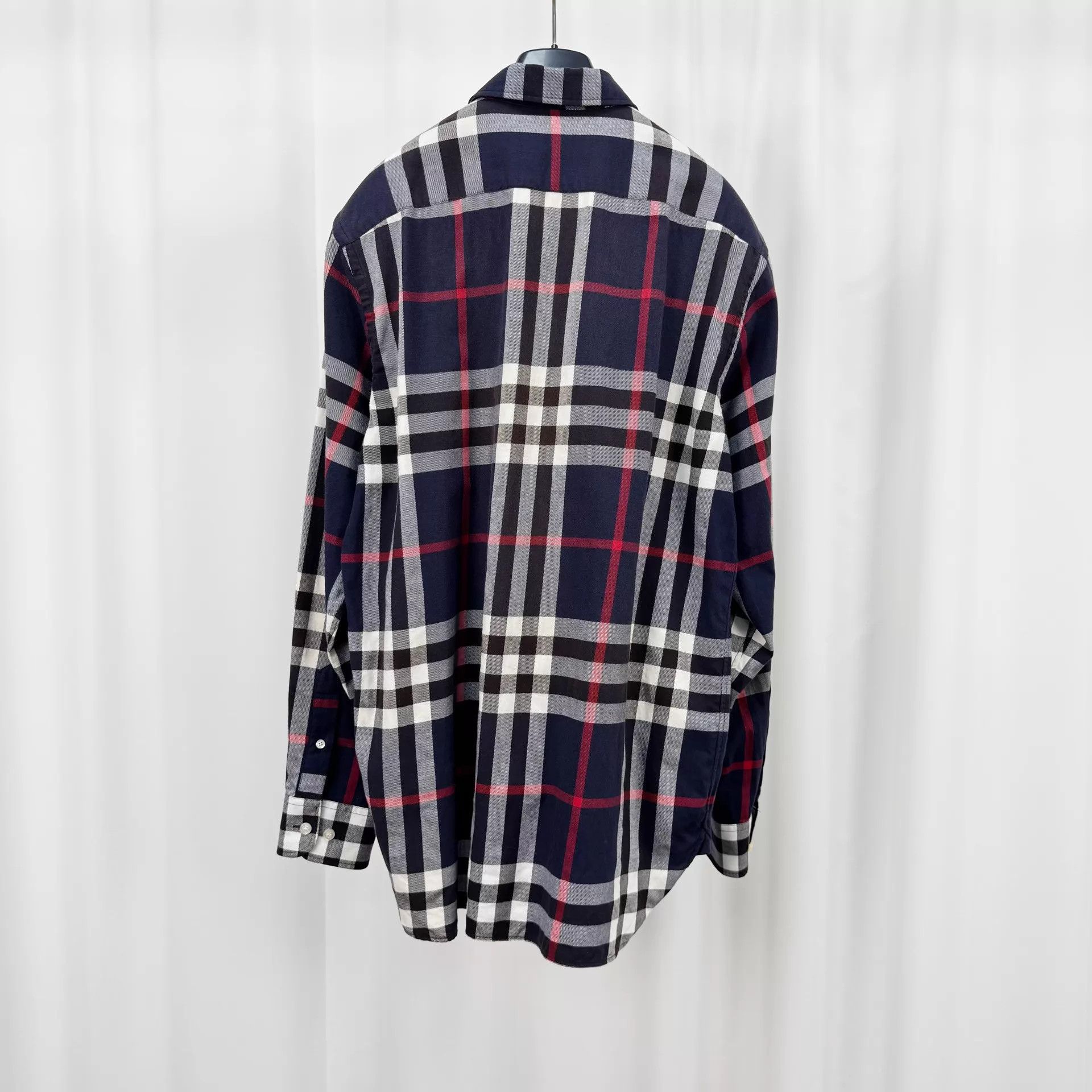 Burberry Burberry Red Line Check LS Shirt L 98 New Size US L / EU 52-54 / 3 - 2 Thumbnail