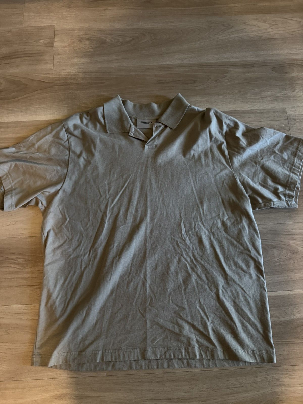Fear of God Fear of God Essentials Polo Linen Beige Size M Size US M / EU 48-50 / 2 - 3 Thumbnail