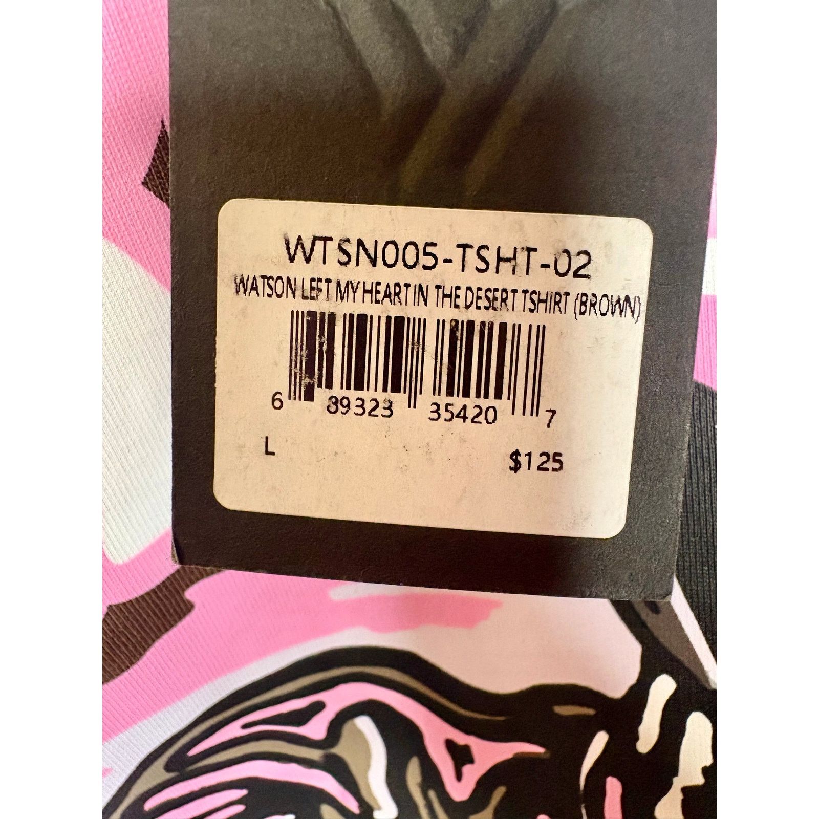 Other NWT Sz. L - Watson "Left My Heart in the Desert" Tee (Brown) Size US L / EU 52-54 / 3 - 3 Thumbnail