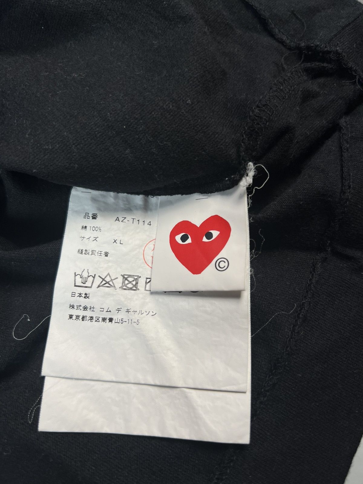 Comme des Garcons COMME des GARÇONS PLAY Black Big Heart Logo Tee Size XL Size US XL / EU 56 / 4 - 4 Thumbnail