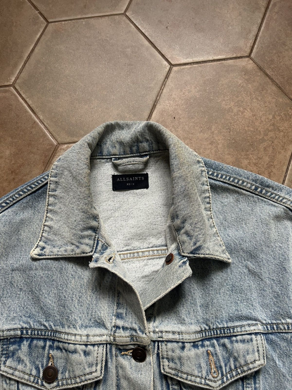 Allsaints Allsaints jeans Denim Jacket Size S / US 4 / IT 40 - 4 Thumbnail