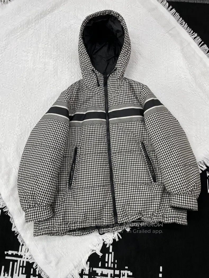Dior Dior Black and white checkered hooded cotton jacket Size XS / US 0-2 / IT 36-38 - 1 Thumbnail