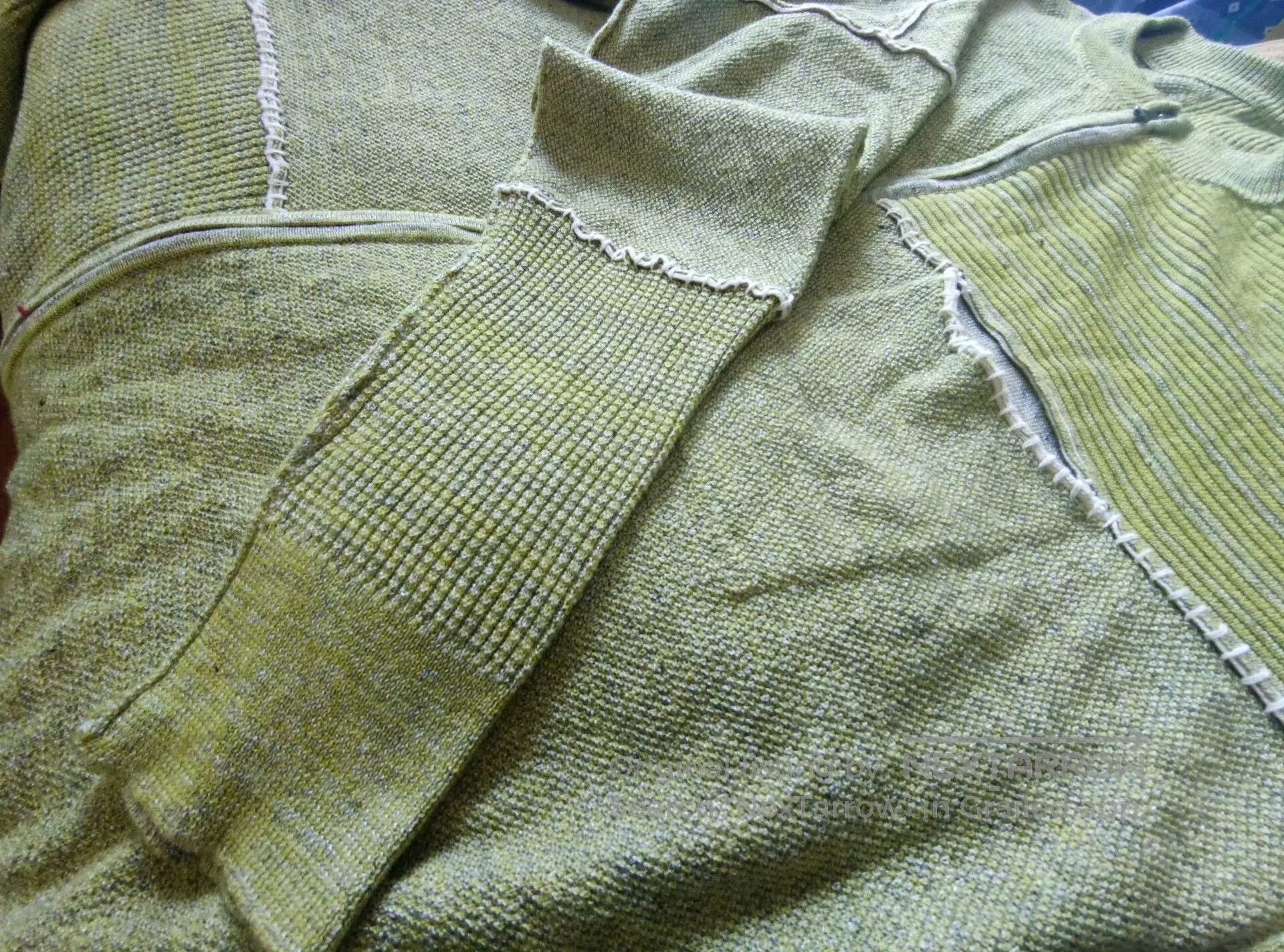 The Viridi-anne Viridi Anne Knit Cardigan in Linen Blend. Size US M / EU 48-50 / 2 - 6 Thumbnail