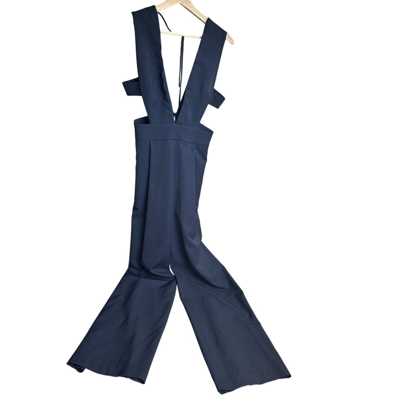 House of CB Mint Lasalle Wide Leg Jumpsuit in Navy - Size S