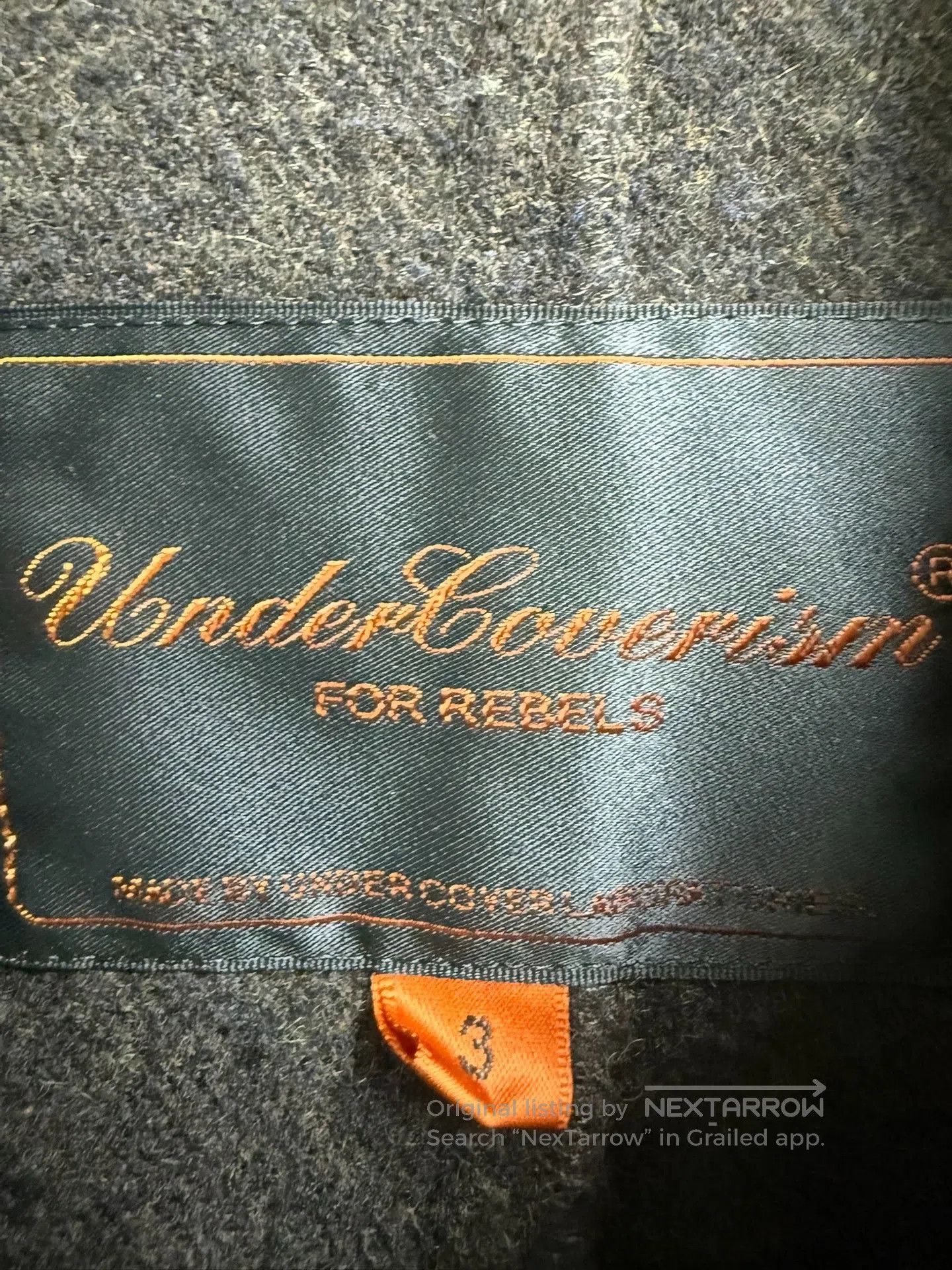 Undercover UNDERCOVER 06AW GURU GURU Distressed Wool Coat. Size US L / EU 52-54 / 3 - 6 Thumbnail