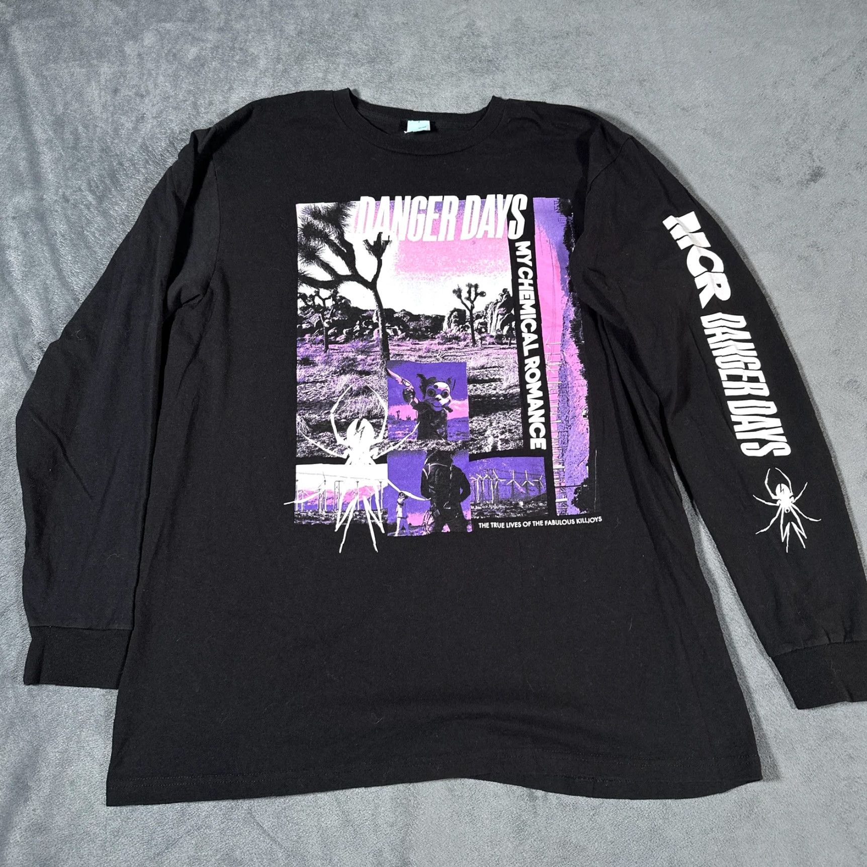 Vintage VINTAGE My Chemical Romance Danger Days Shirt Mens XL Black Long Sleeve Band Graphic Tee Size US XL / EU 56 / 4 - 7 Thumbnail