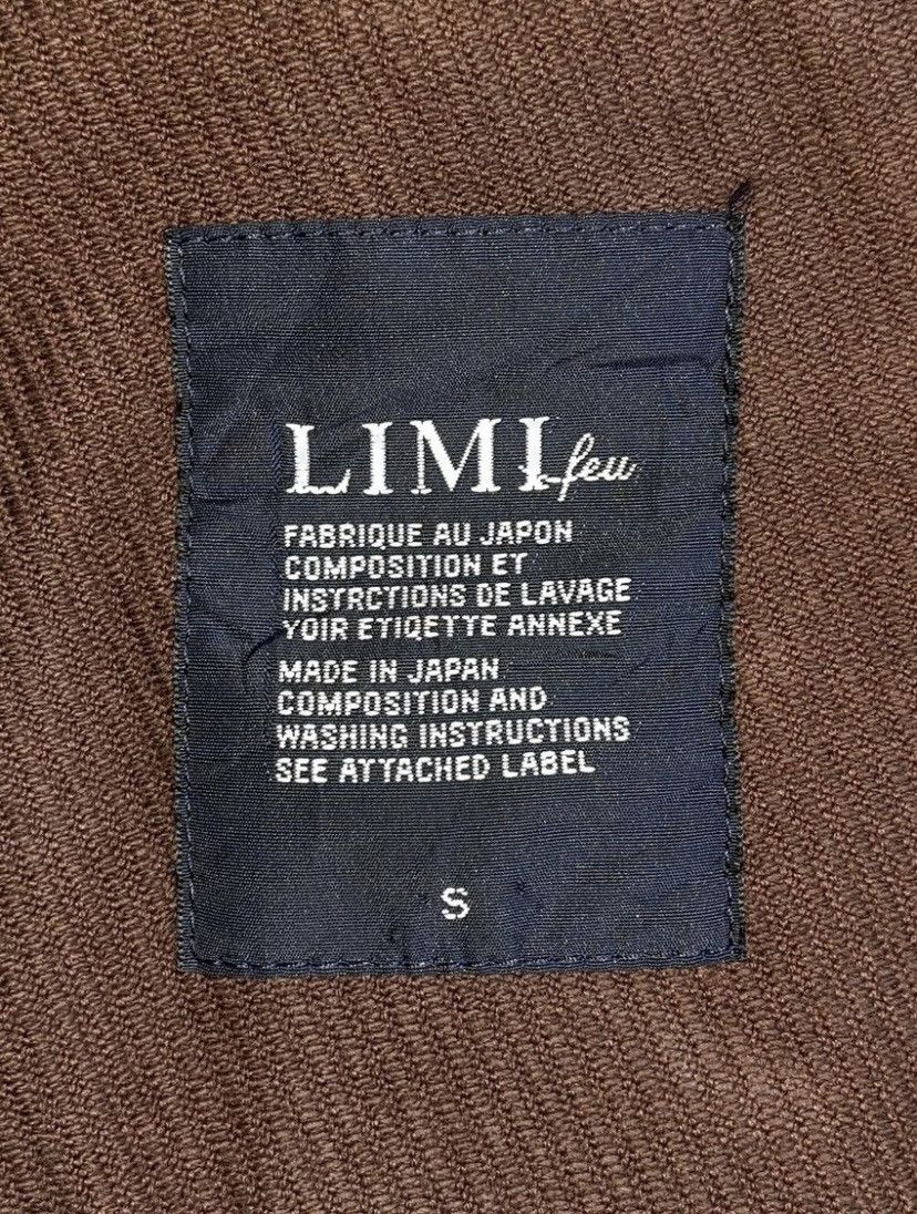 Yohji Yamamoto LIMI FEU Brown Blazer Vest Size US S / EU 44-46 / 1 - 12 Thumbnail