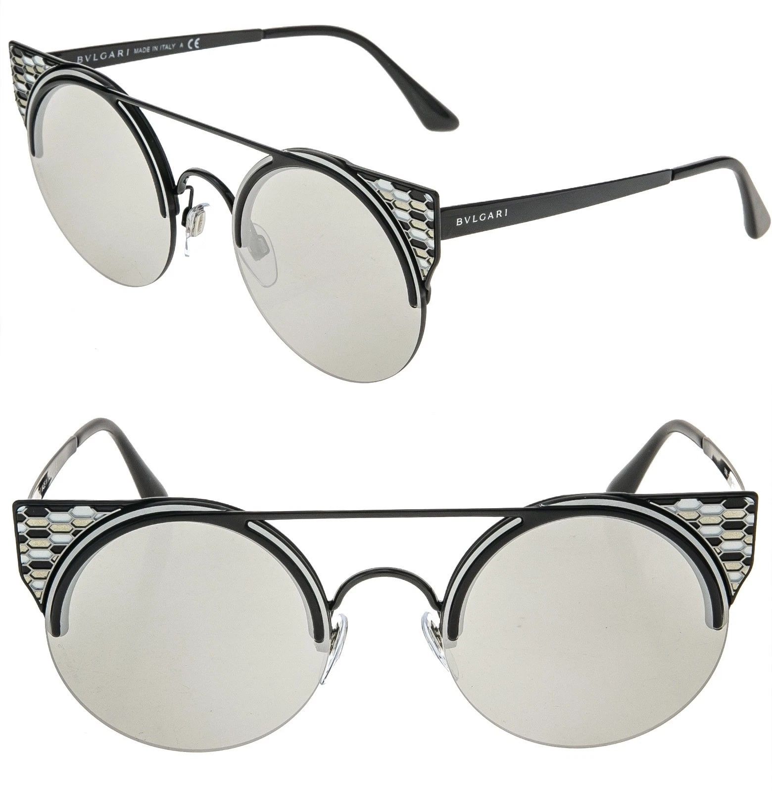 Bvlgari BVLGARI BV6088 6088 SERPENTEYES Black Serpenti Sunglasses Size ONE SIZE - 1 Thumbnail