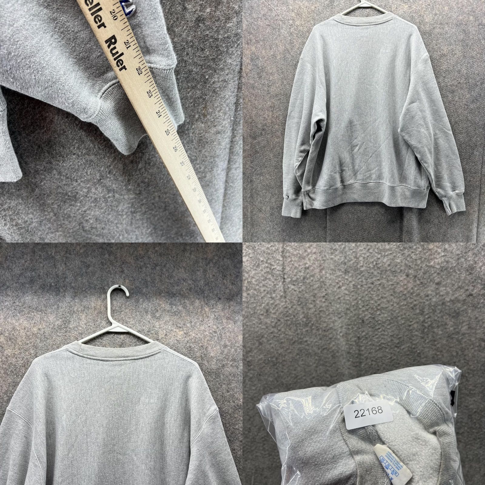 Champion VINTAGE Champion Sweatshirt Men XL Gray Fleece University Reverse Weave Pullover VTG Crew Neck Long Sleeve Size US XL / EU 56 / 4 - 8 Thumbnail
