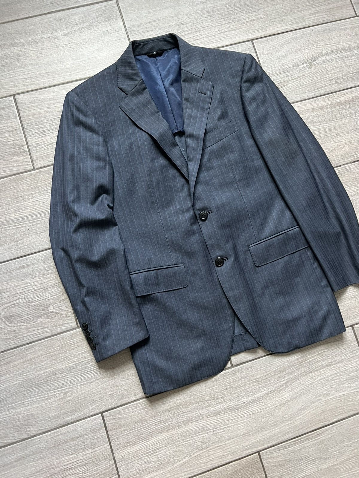 Lanvin Lanvin Striped Blazer Jacket Large Japan Size US L / EU 52-54 / 3 - 9 Thumbnail