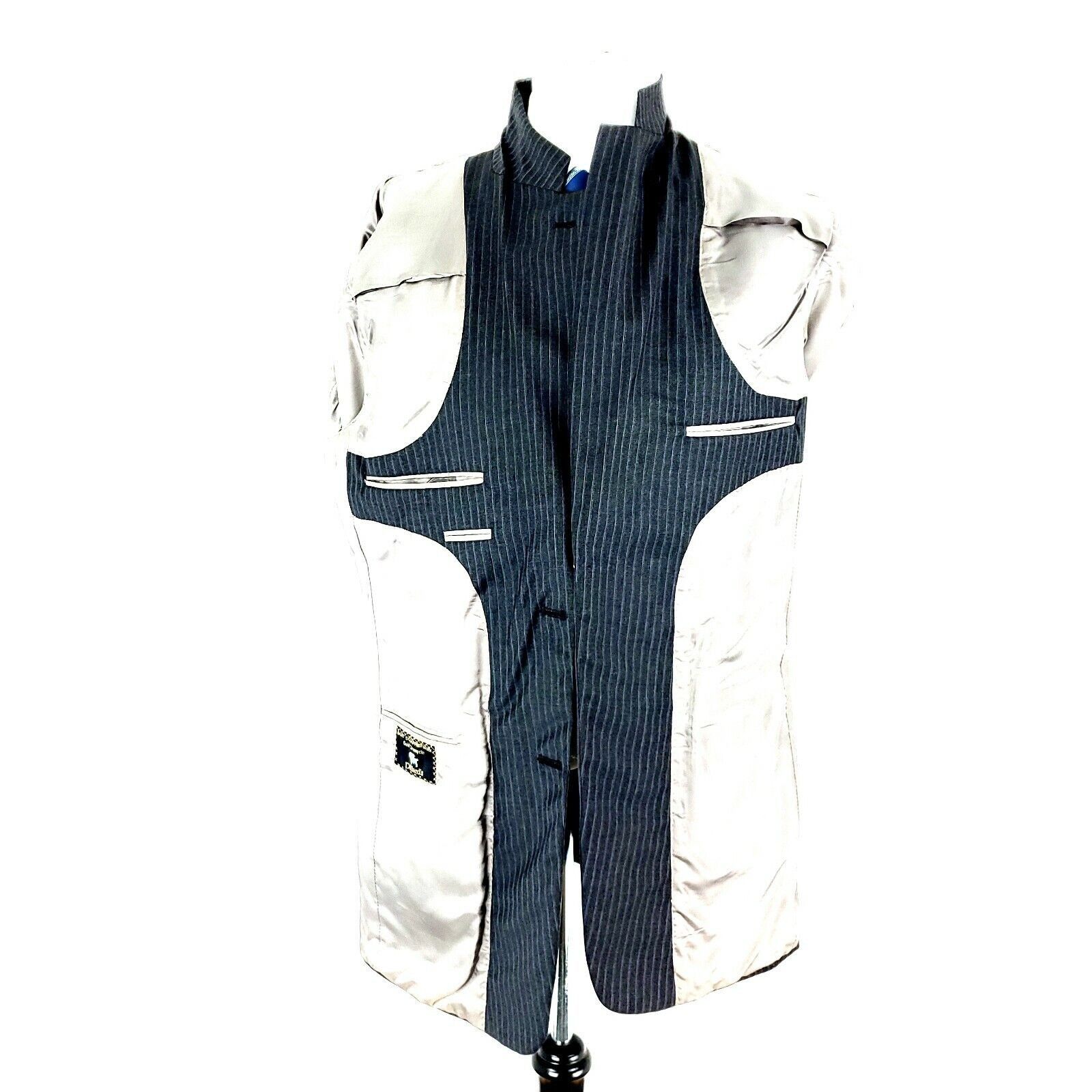 Hart Schaffner Marx Hart Schaffner Marx Gold Trumpeter Wool 2 Button 2 Piece Sui Size 40L - 10 Thumbnail