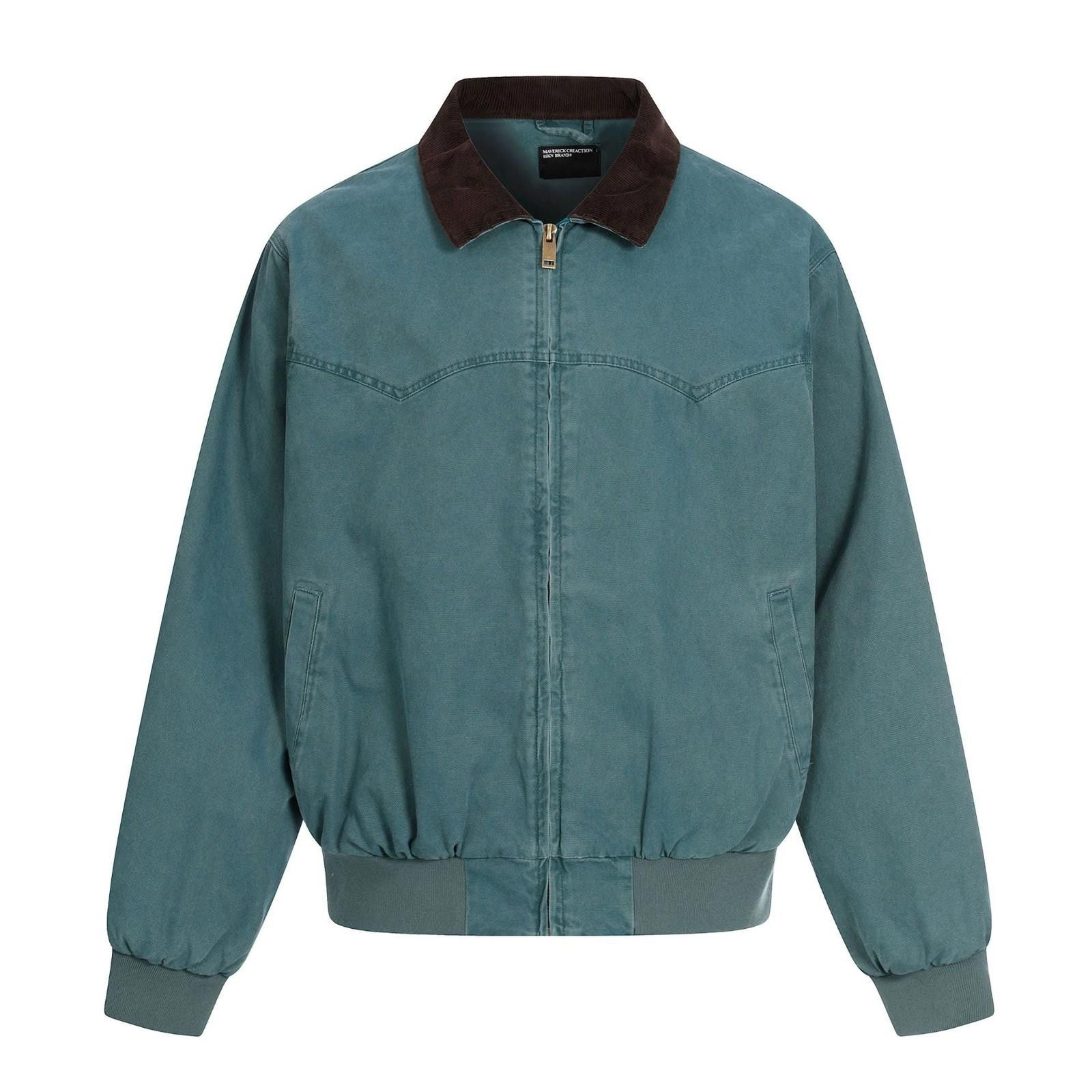 Other Detroit Short Boxy Jacket | Lapel Collar Zip Workwear Size US M / EU 48-50 / 2 - 1 Thumbnail