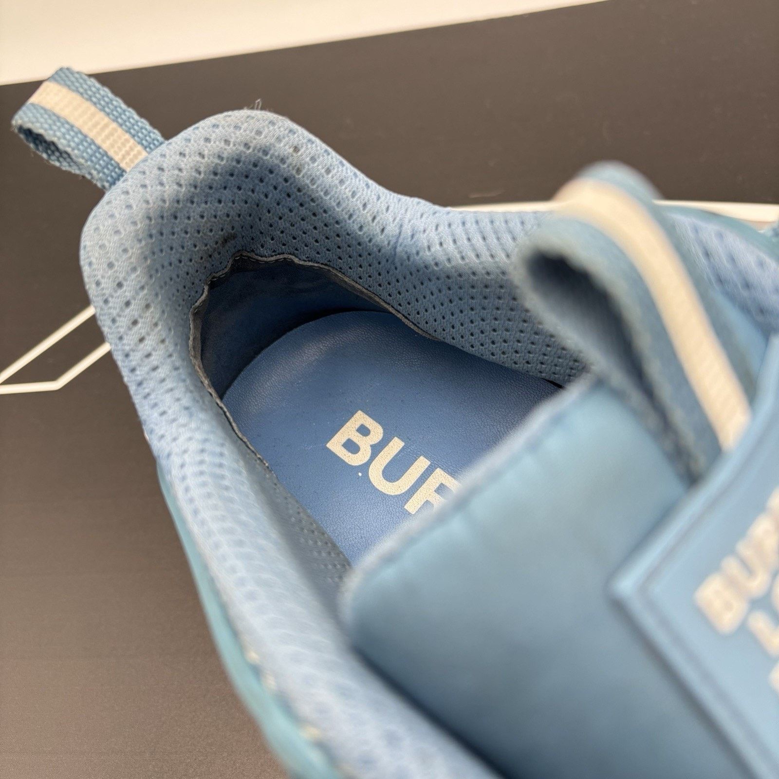 Burberry Burberry Arthur ‘ Blue ‘ Low-Top Sneakers Monogram | GREAT! Size US 12 / EU 45 - 16 Thumbnail
