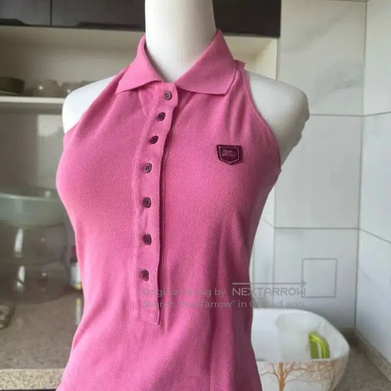 Burberry Burberry Pink Cotton Mid-Length T-Shirt. Size M / US 6-8 / IT 42-44 - 3 Thumbnail