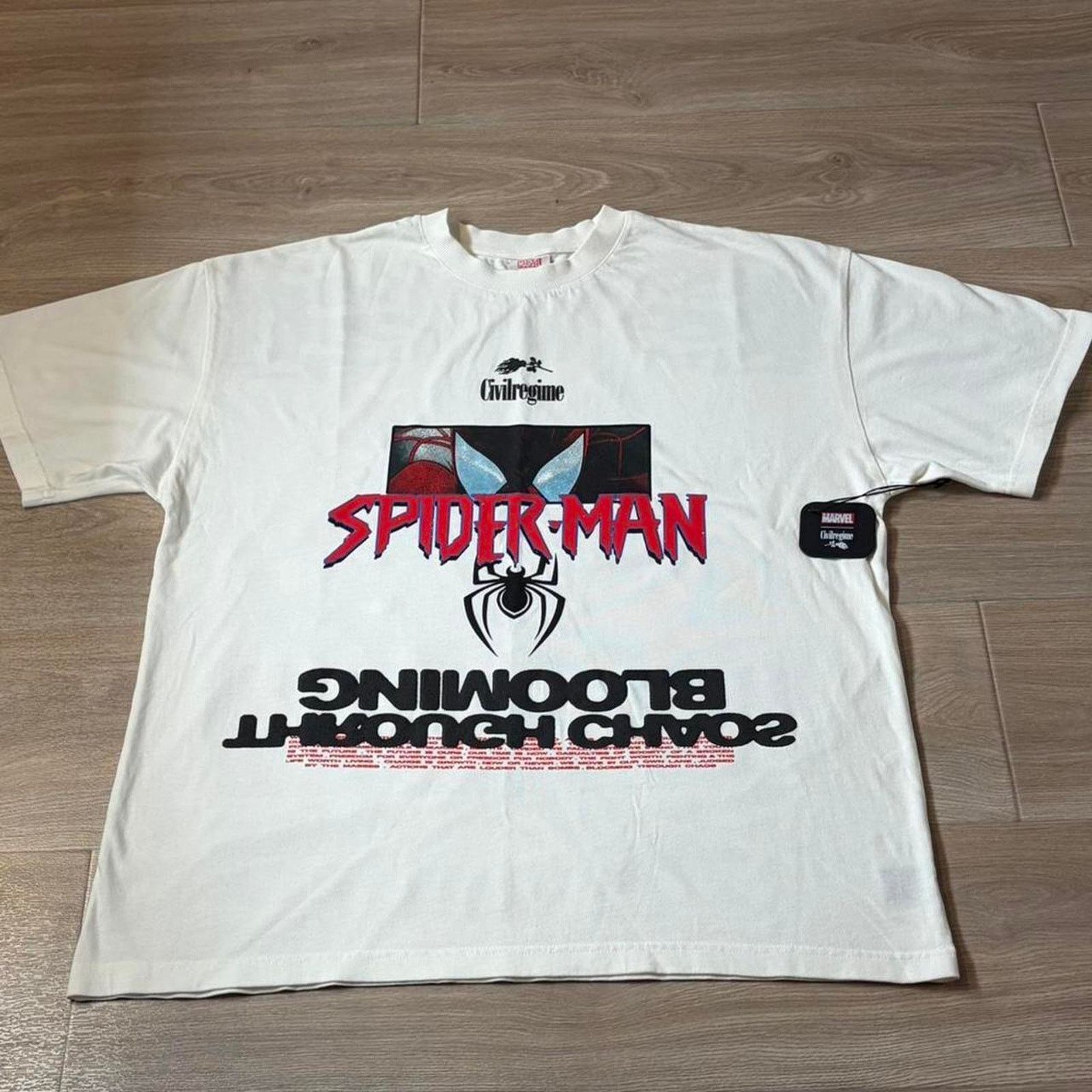 Civil Regime Civil regime spider manmiles morales white Size US XL / EU 56 / 4 - 2 Thumbnail