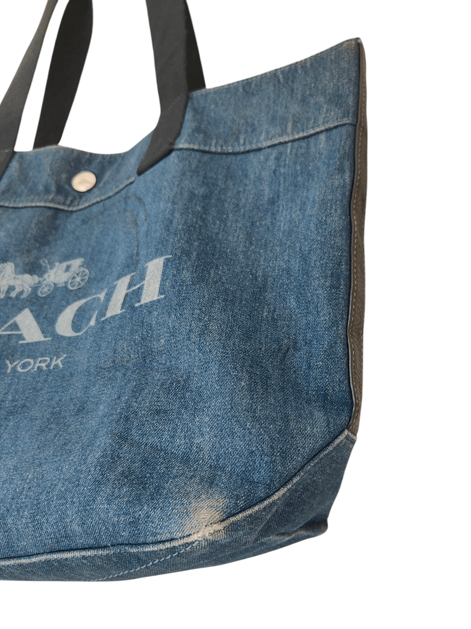 Coach Coach Denim Tote Bag Size ONE SIZE - 4 Thumbnail