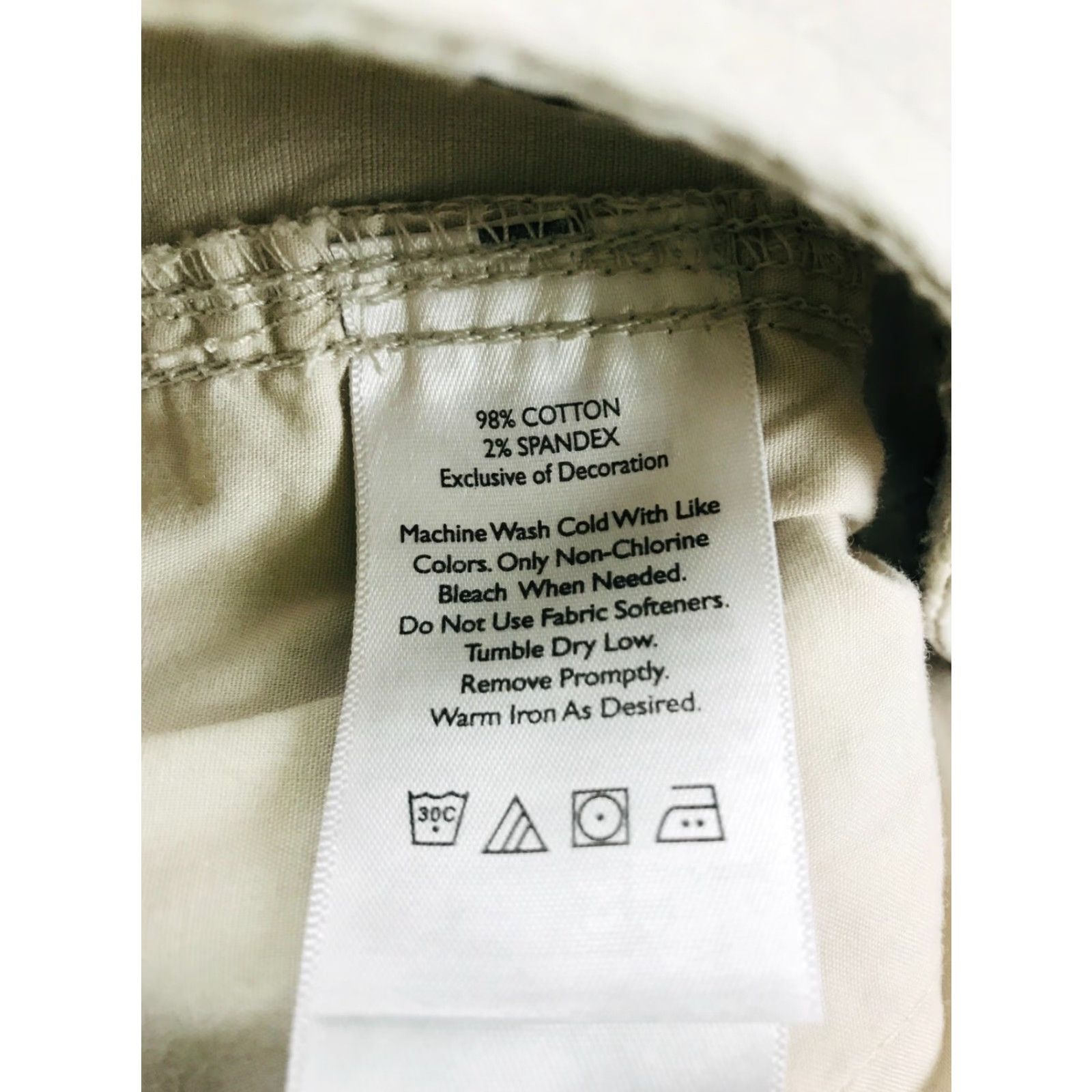 Eddie Bauer Eddie Bauer Pants Women's Size 10 Capri Hiking Outdoor Tan Brown Cotton Spandex Straight Front Capri Style 10 Womens Size 32" / US 10 / IT 46 - 6 Thumbnail