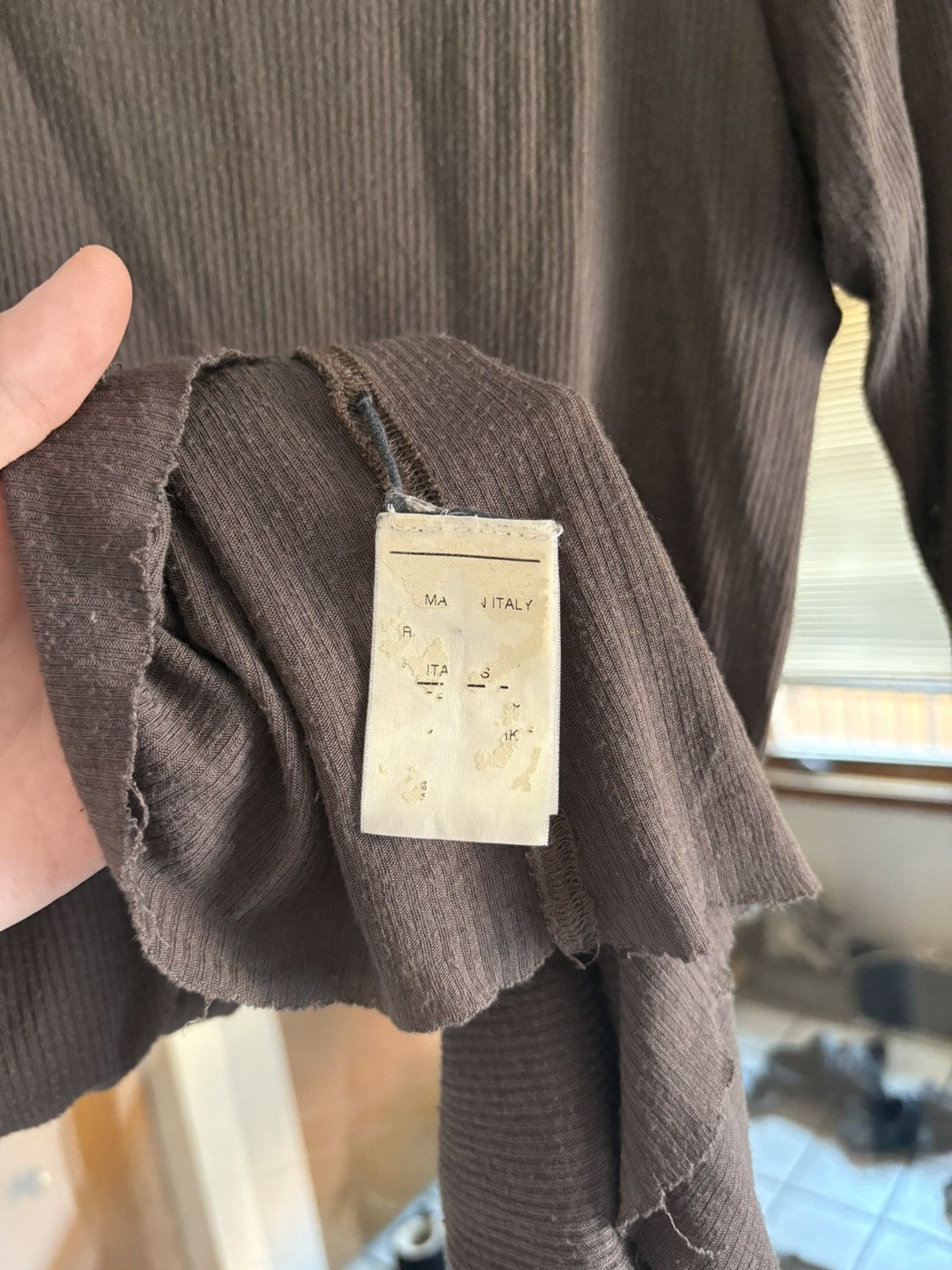 Rick Owens Rick owens Wool Long sleeve 2000 Size US L / EU 52-54 / 3 - 8 Thumbnail