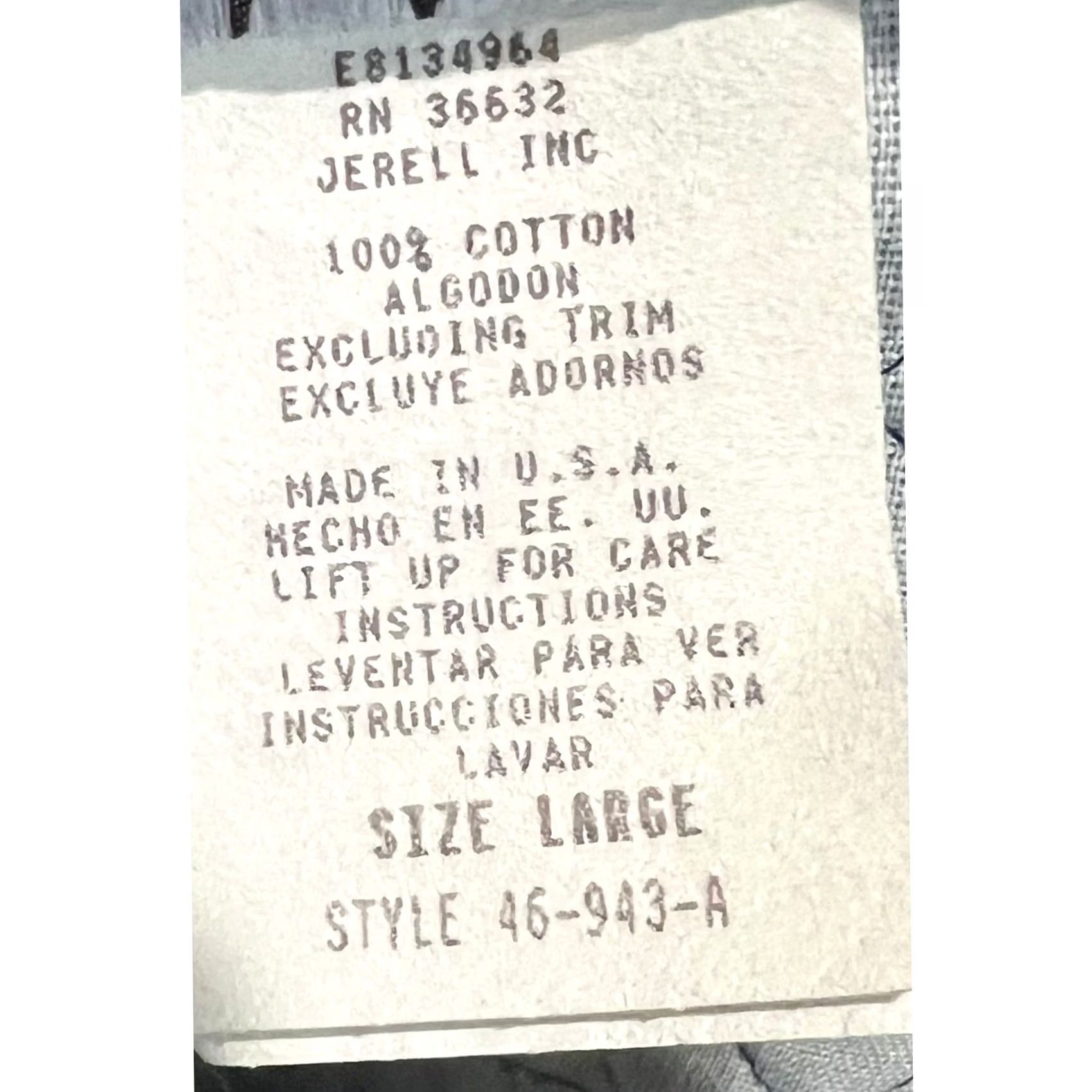 Denime Signature by Jerell Vintage Womens Denim Diamond Quilted Vest Blue Brown Trim Cotton Made USA Sz L Size L / US 10 / IT 46 - 8 Thumbnail