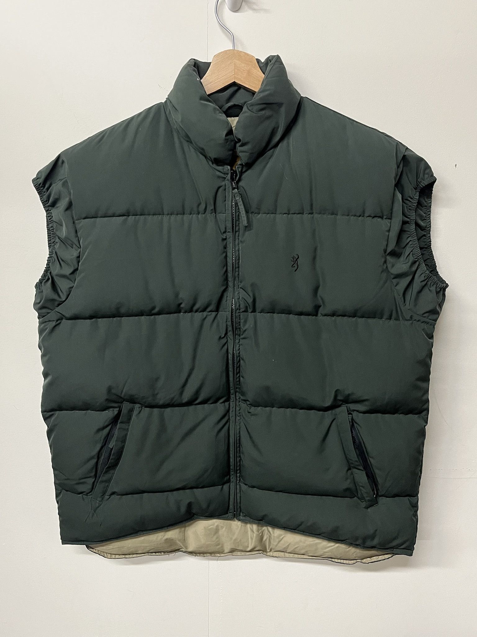 Woolrich Woolen Mills Vintage 1980s Browning Green Puffer Vest Size L Size US L / EU 52-54 / 3 - 1 Thumbnail