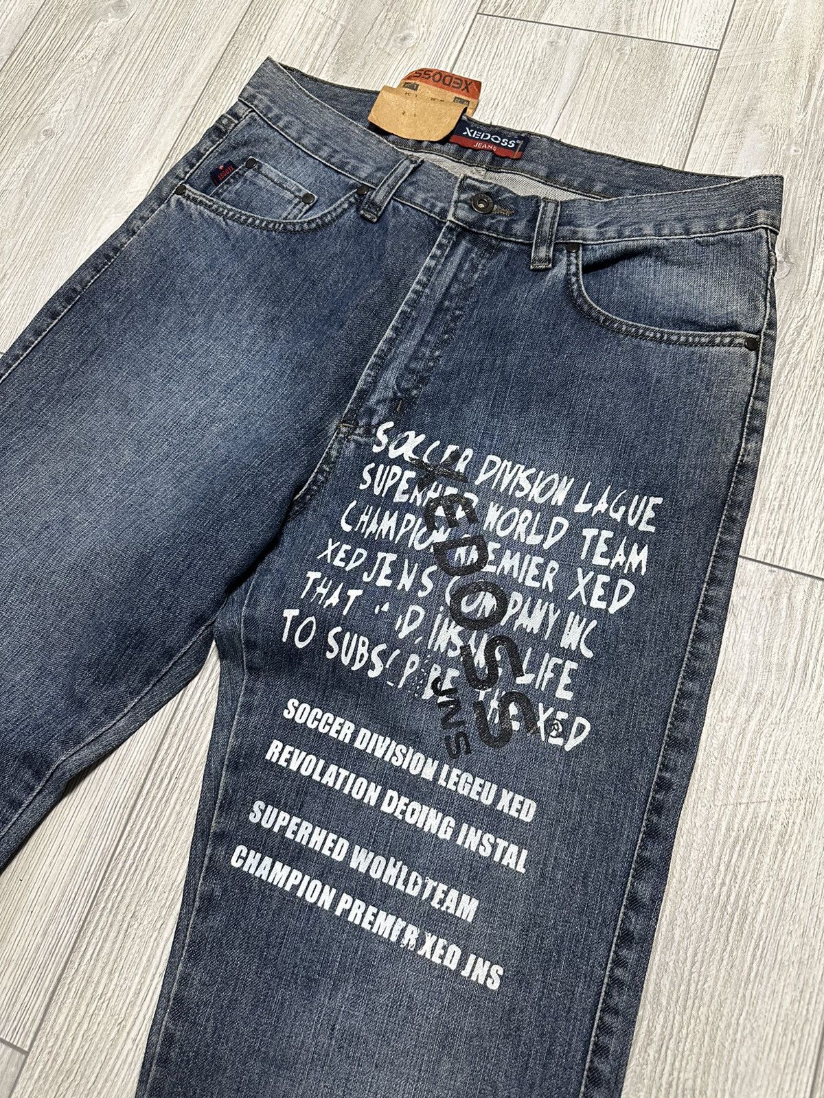 Other NEW VINTAGE XEDOSS JEANS RAPPER Y2K JEANS DENIM Size US 32 / EU 48 - 6 Thumbnail