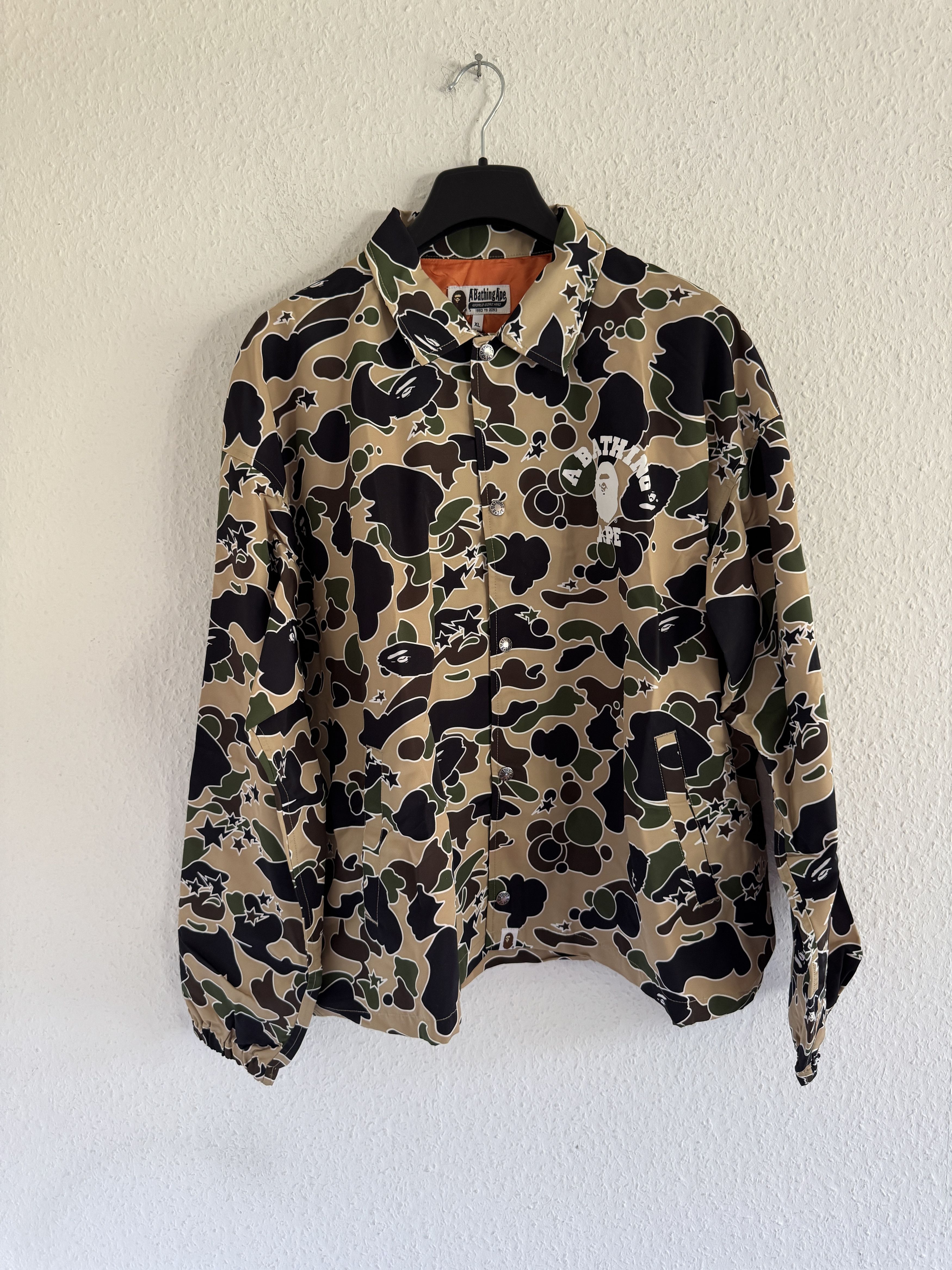 Bape Sta Camo Relaxed Coach Jacket Size US XL / EU 56 / 4 - 3 Thumbnail