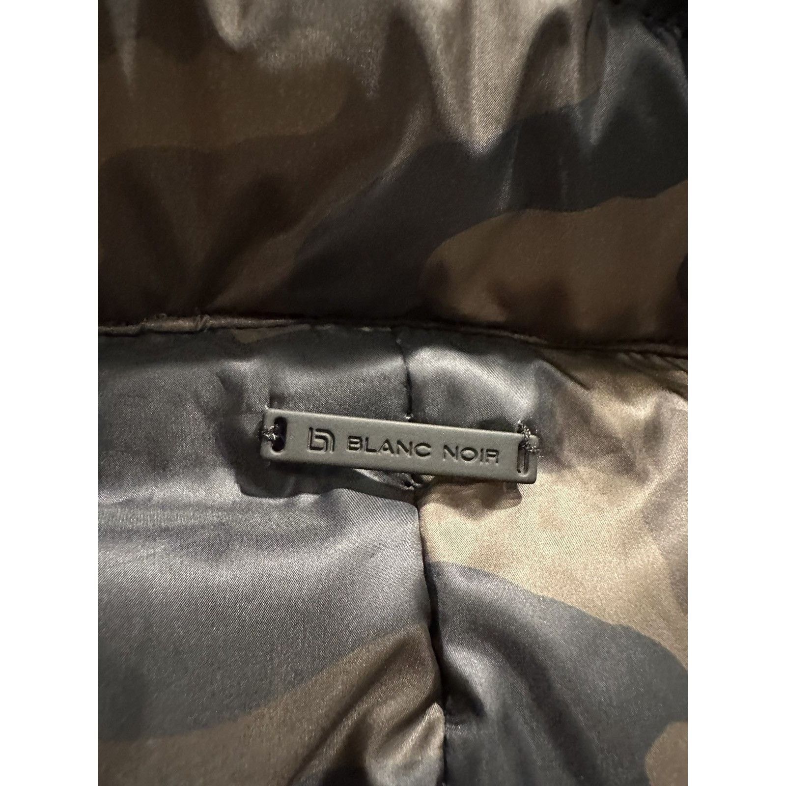 Blanc Noir Blanc Noir Camo Asymmetric-Zip Hooded Moto Vest Size S / US 4 / IT 40 - 13 Thumbnail