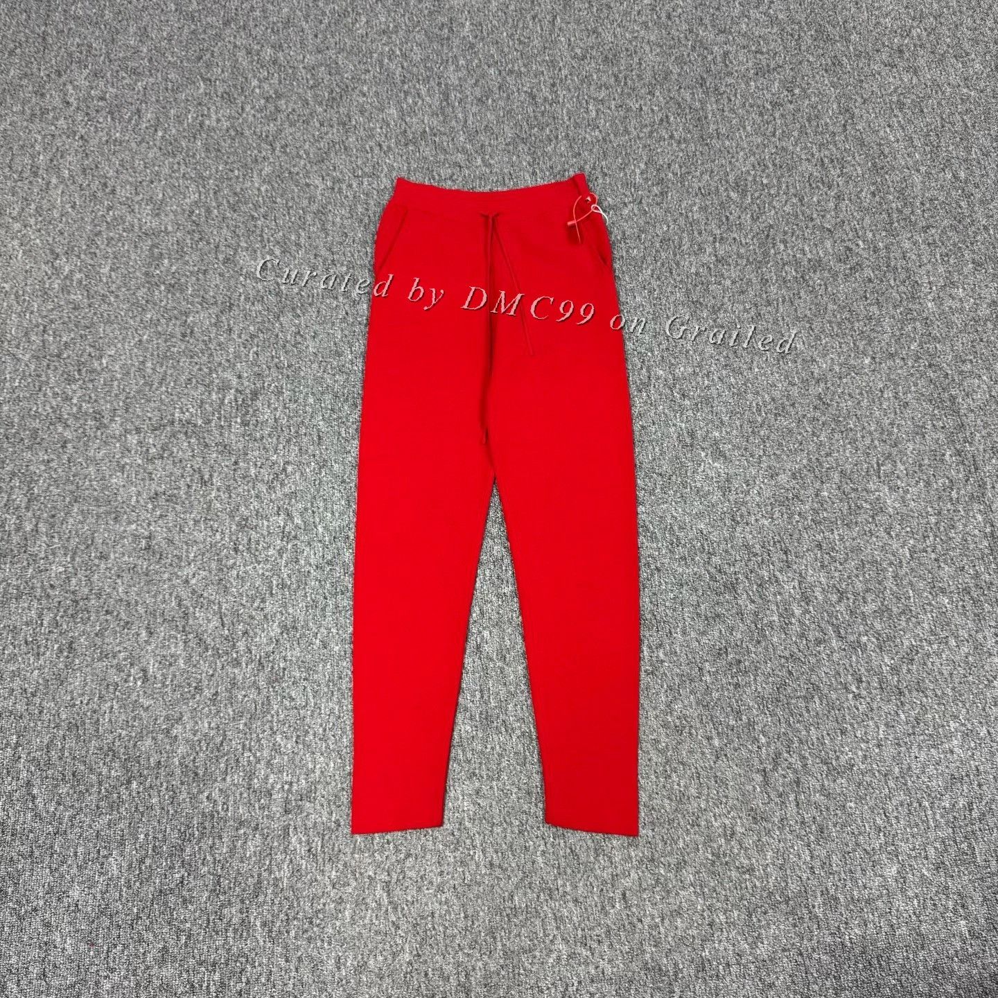Valentino Valentino Red Elastic Drawstring Casual Pants Size 34" / US 12 / IT 48 - 1 Thumbnail
