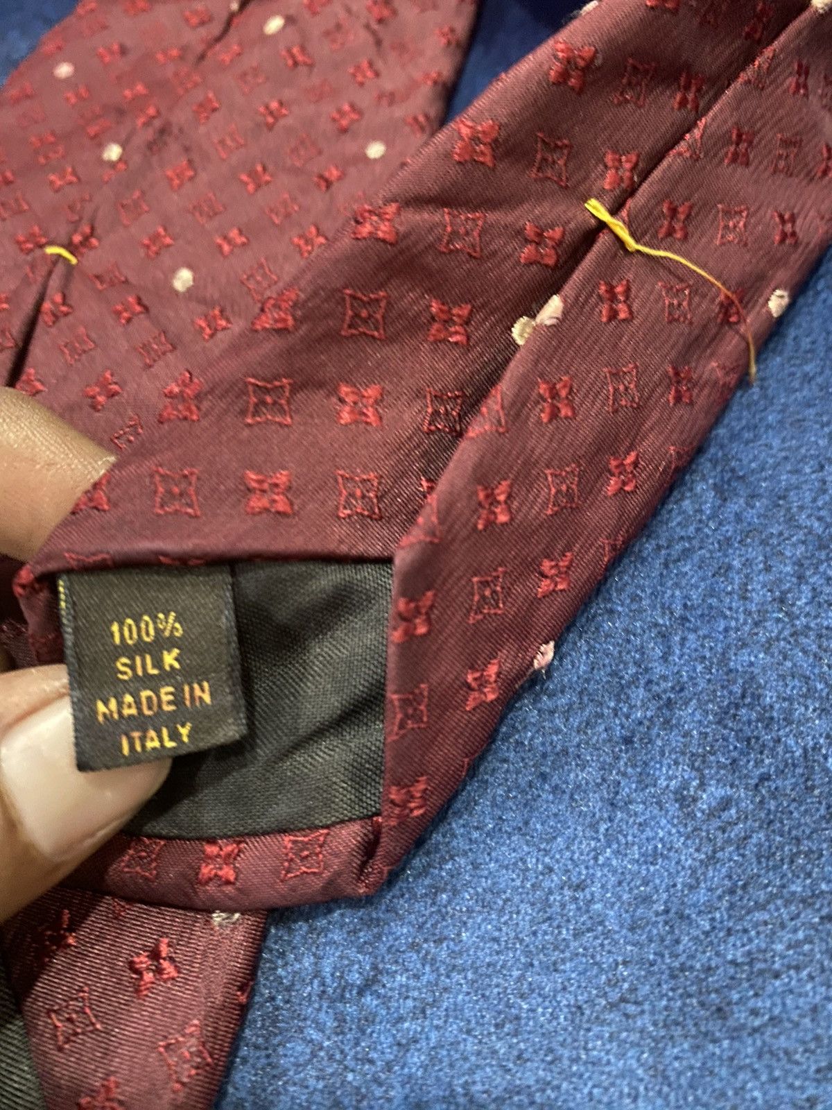 Louis Vuitton Lv neck tie Size ONE SIZE - 5 Thumbnail