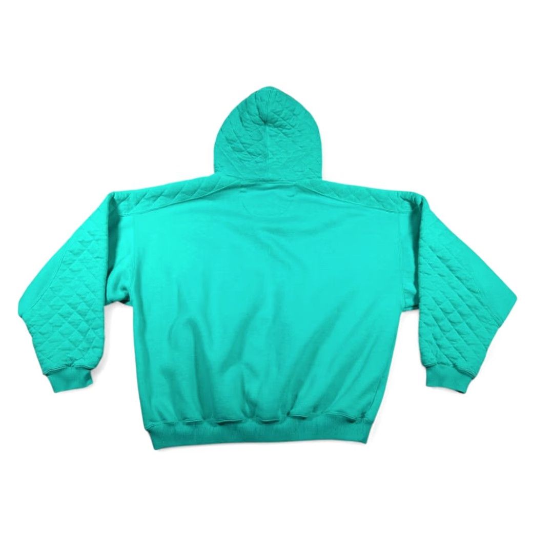 Eddie Bauer VINTAGE Eddie Bauer Sweater Shirt Adult MEDIUM Green Purple Quilted Hoodie Outdoor Y2K Size US M / EU 48-50 / 2 - 3 Thumbnail