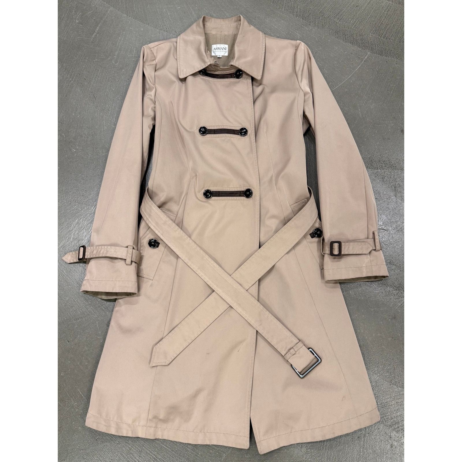 Giorgio Armani 2009 Armani double breasted trench coat Size XL / US 12-14 / IT 48-50 - 1 Thumbnail
