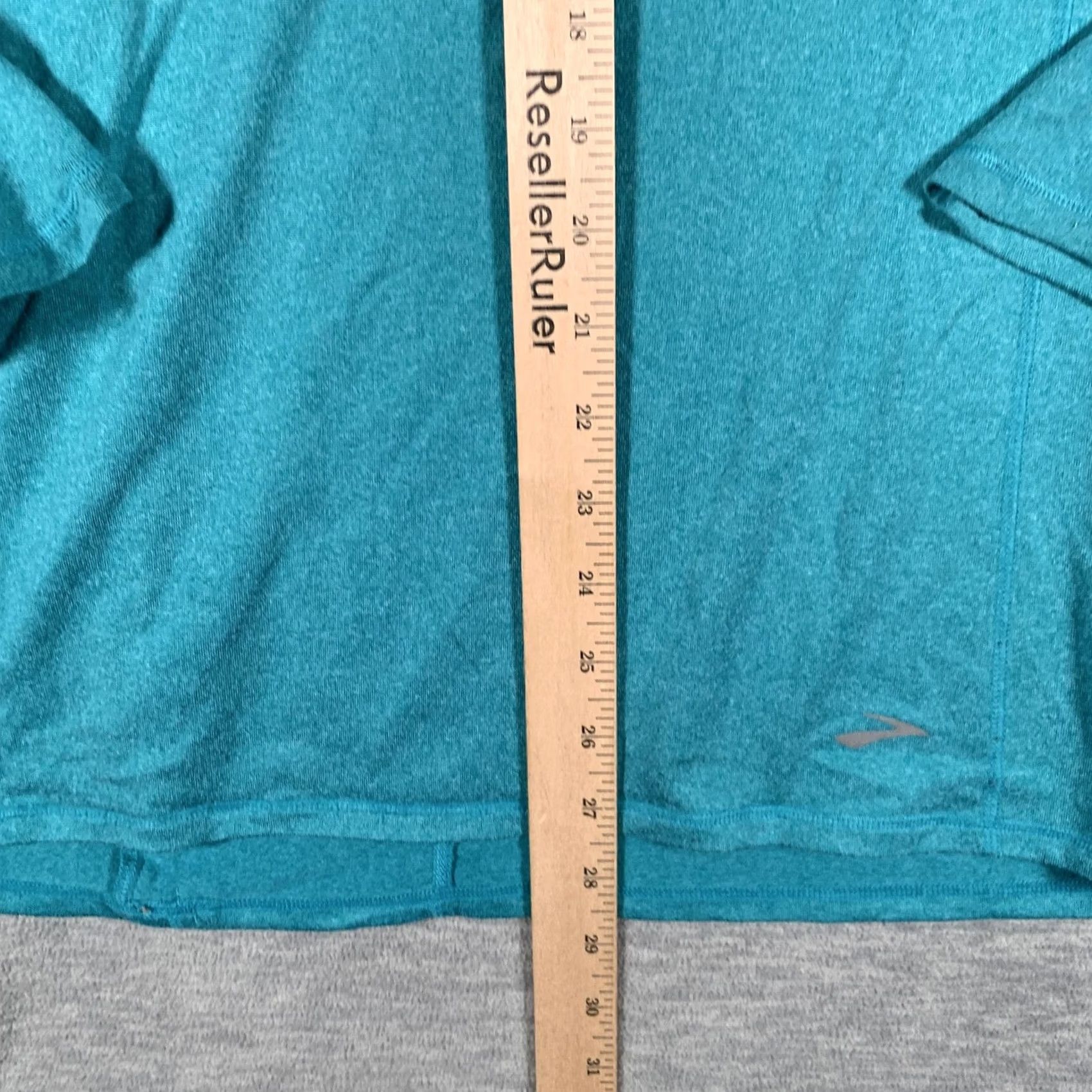Brooks Brooks Equilibrium Pullover Womens Large Blue 1/4 Zip Running Long Sleeve Top Size L / US 10 / IT 46 - 7 Thumbnail
