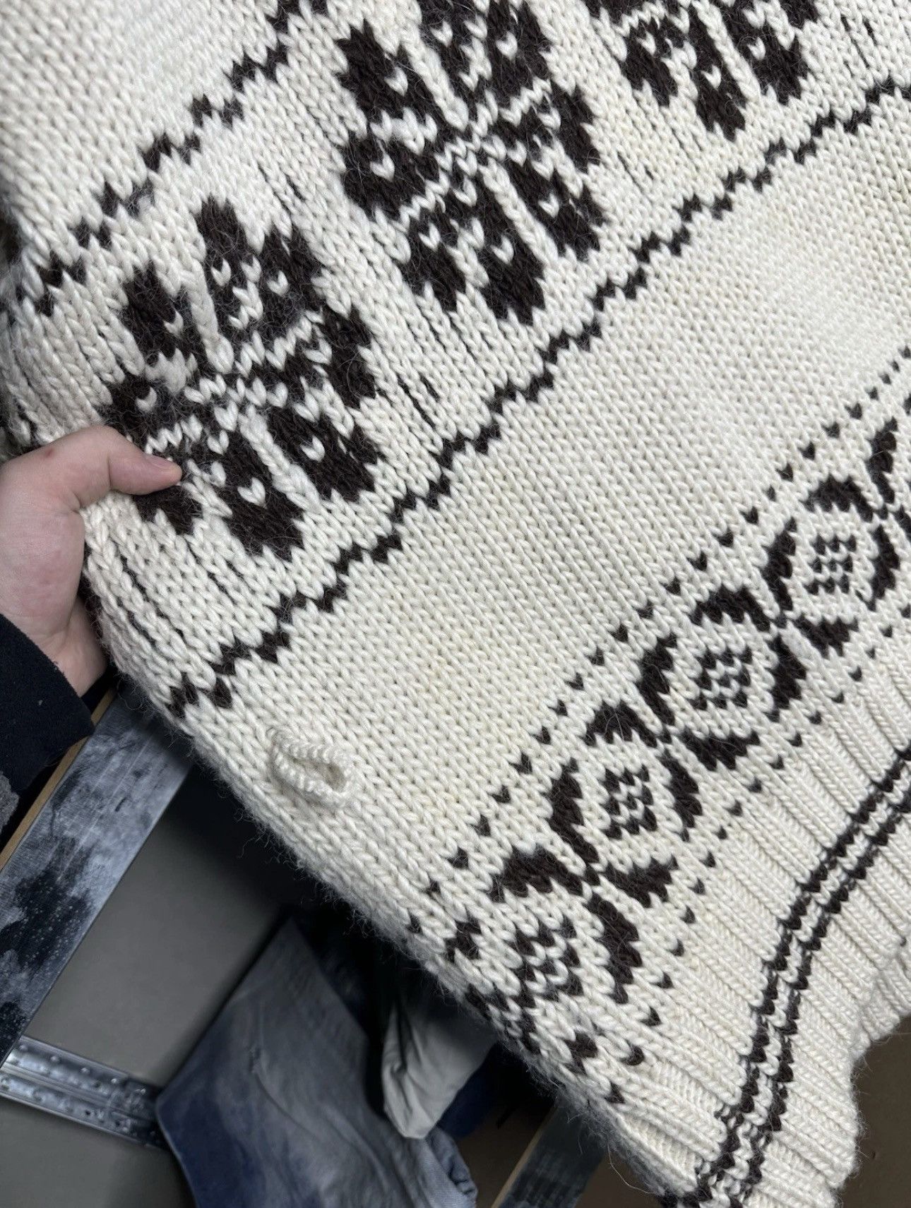 Denim & Supply Ralph Lauren Ralph Lauren Denim Supply Wool Alpaca Knit Cardigan Sweater Size L / US 10 / IT 46 - 8 Thumbnail