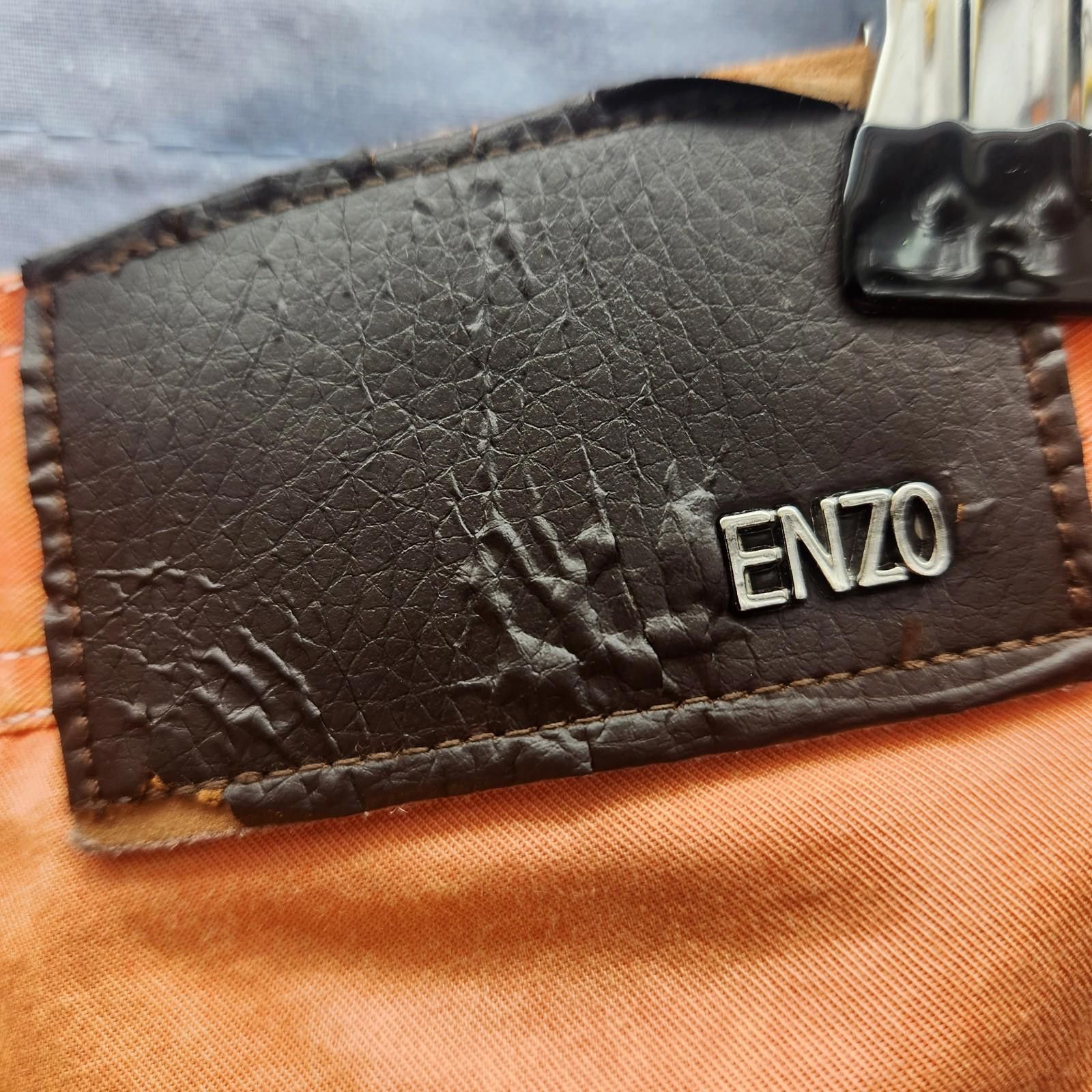 Good Enough Enzo Denim Orange Pants Size 36 Size US 36 / EU 52 - 9 Thumbnail