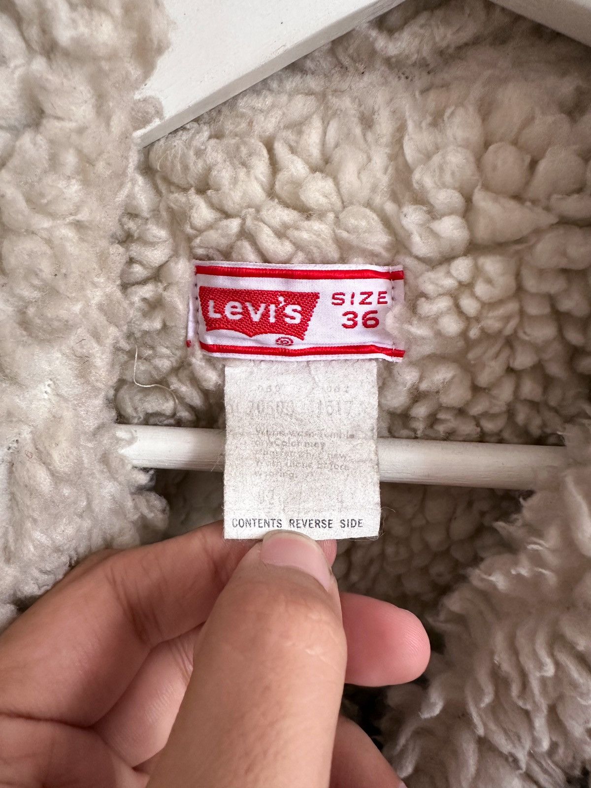 Levi's × Vintage 80s Levis Corduroy Sherpa Jacket Size US S / EU 44-46 / 1 - 4 Thumbnail