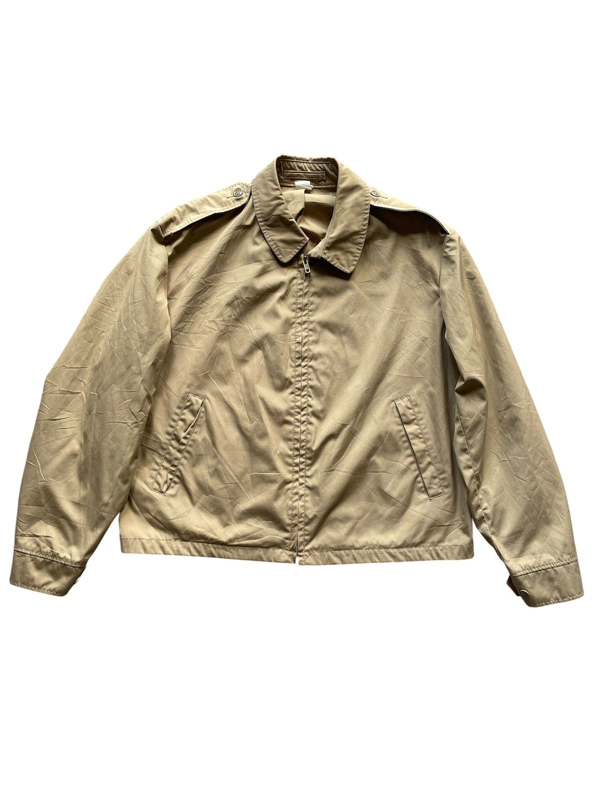 Creighton Vintage 70s Creighton Cropped Boxy Jacket Zip Up Military Size US M / EU 48-50 / 2 - 1 Thumbnail