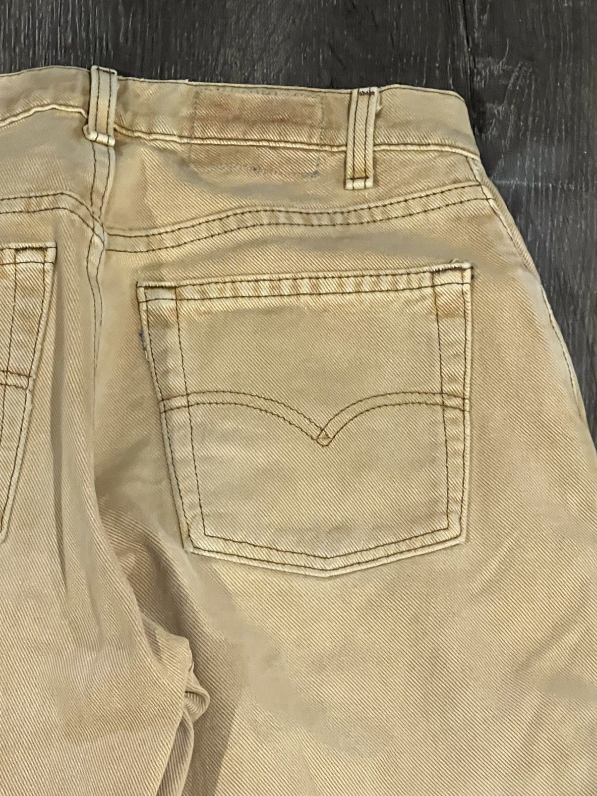 Levi's × Vintage Vintage Mustard Yellow Levis Silvertab Jeans Size US 29 - 3 Thumbnail