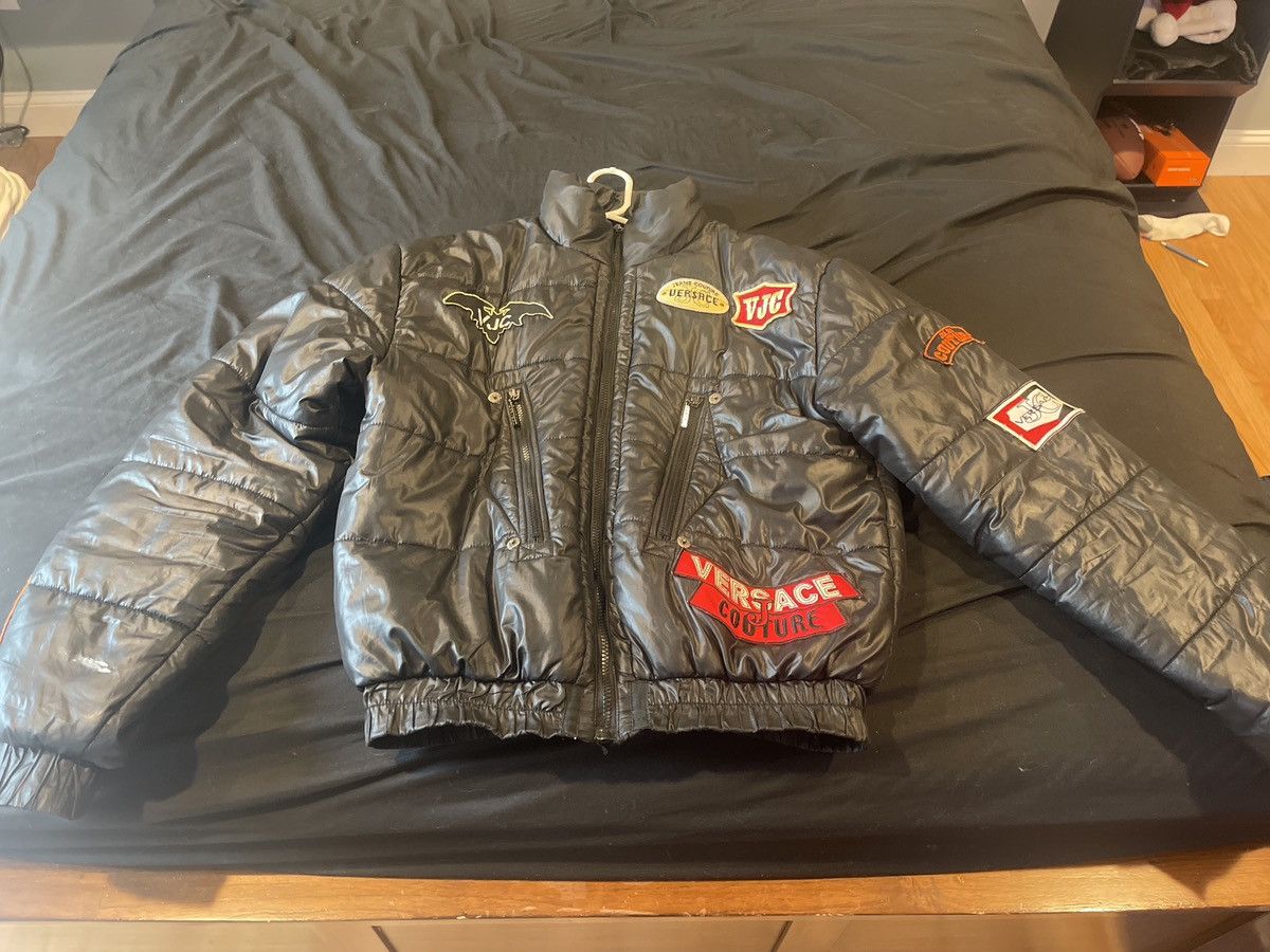 Versace × Vintage *Extremely Rare* Cropped Versace Winter Jacket (2006) Size US XL / EU 56 / 4 - 1 Thumbnail